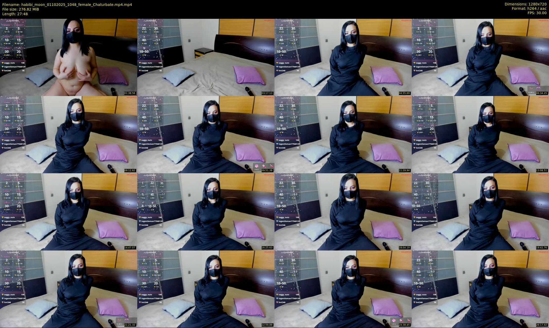 habibi_moon — 28 minute Chaturbate female cam show recording, 720p, Oct 1, 2025