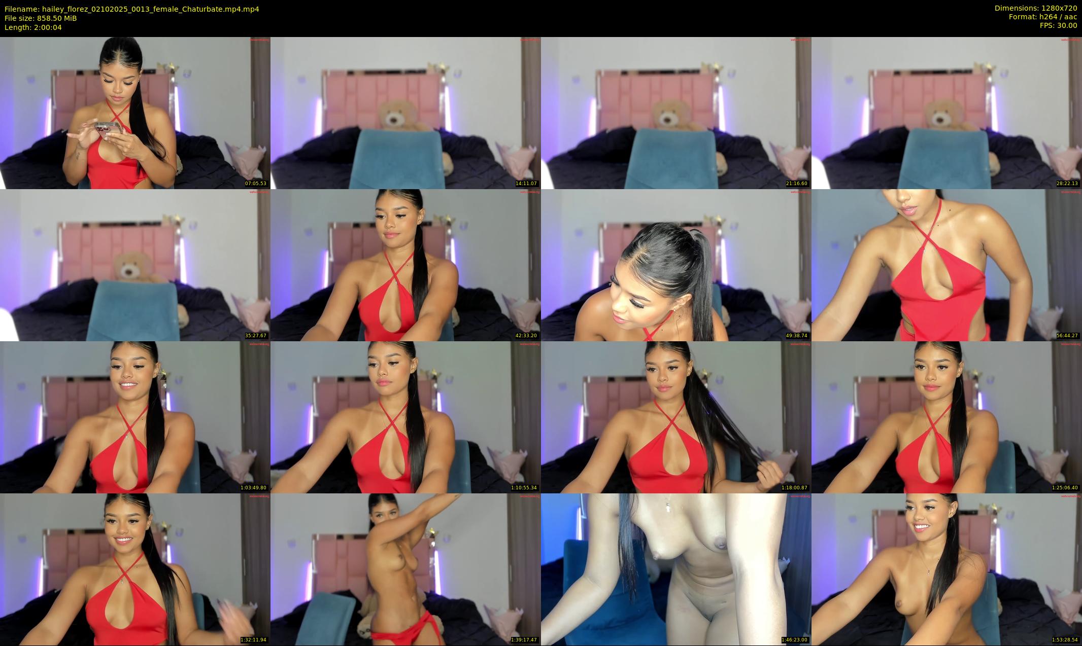 hailey_florez — 121 minute Chaturbate female cam show recording, 720p, Oct 2, 2025
