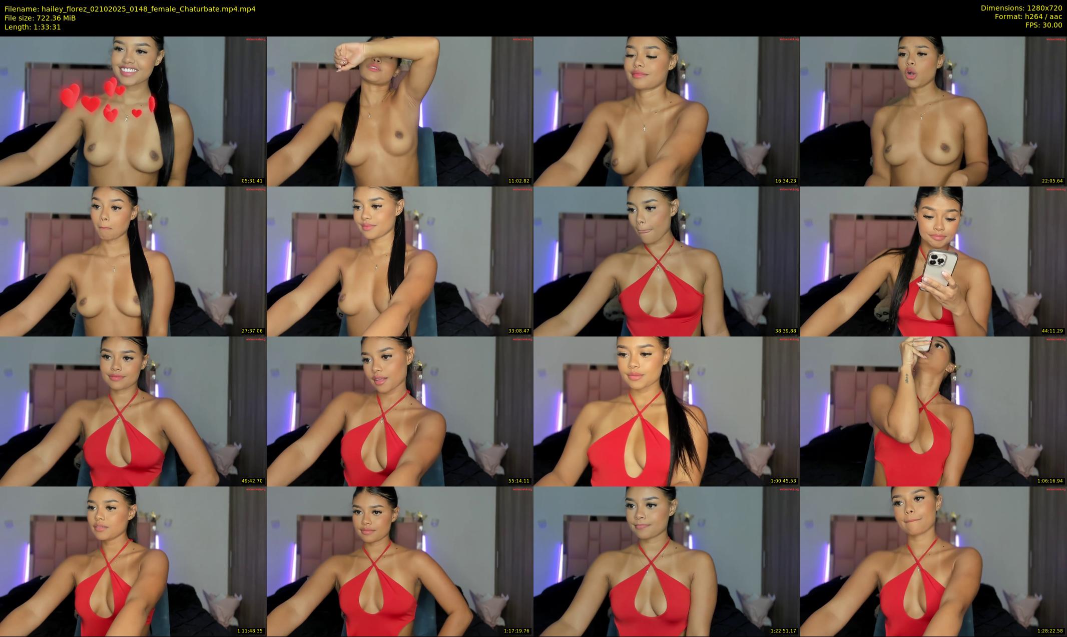 hailey_florez — 94 minute Chaturbate female cam show recording, 720p, Oct 2, 2025
