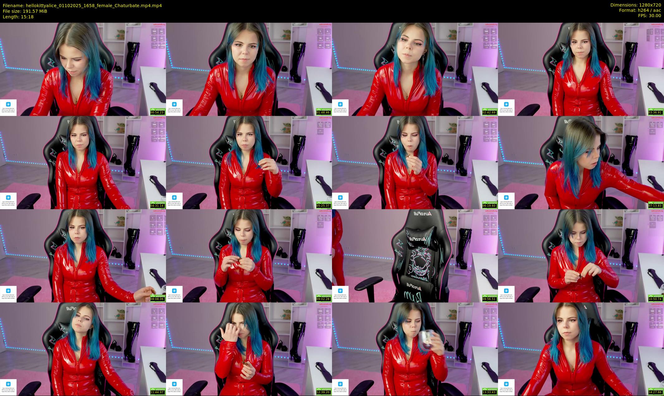 hellokittyalice — 16 minute Chaturbate female cam show recording, 720p, Oct 1, 2025