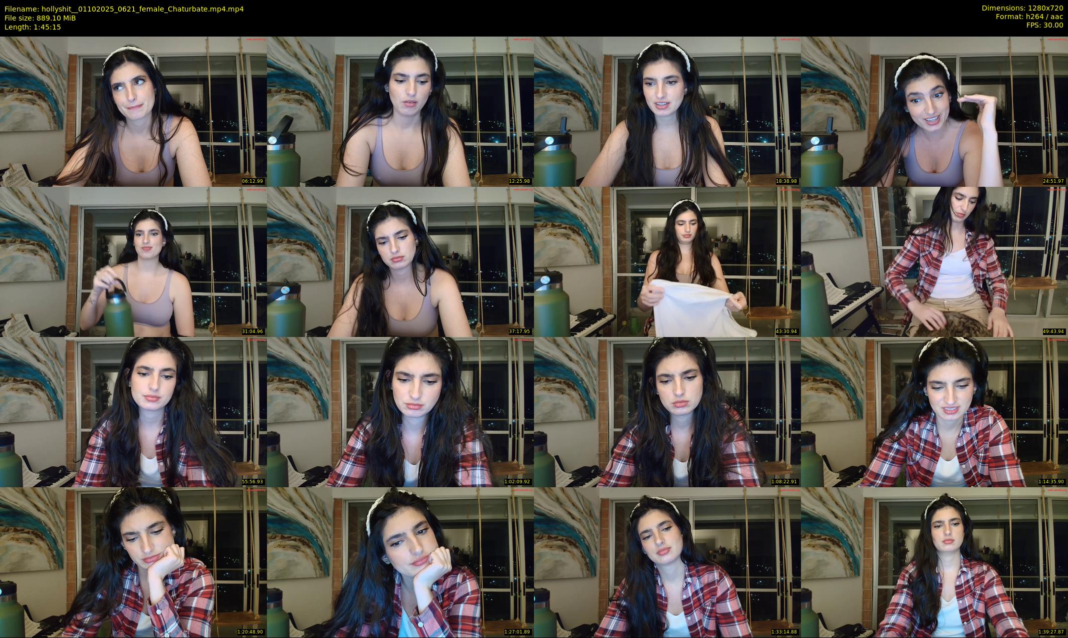 hollyshit_ — 106 minute Chaturbate female cam show recording, 720p, Oct 1, 2025