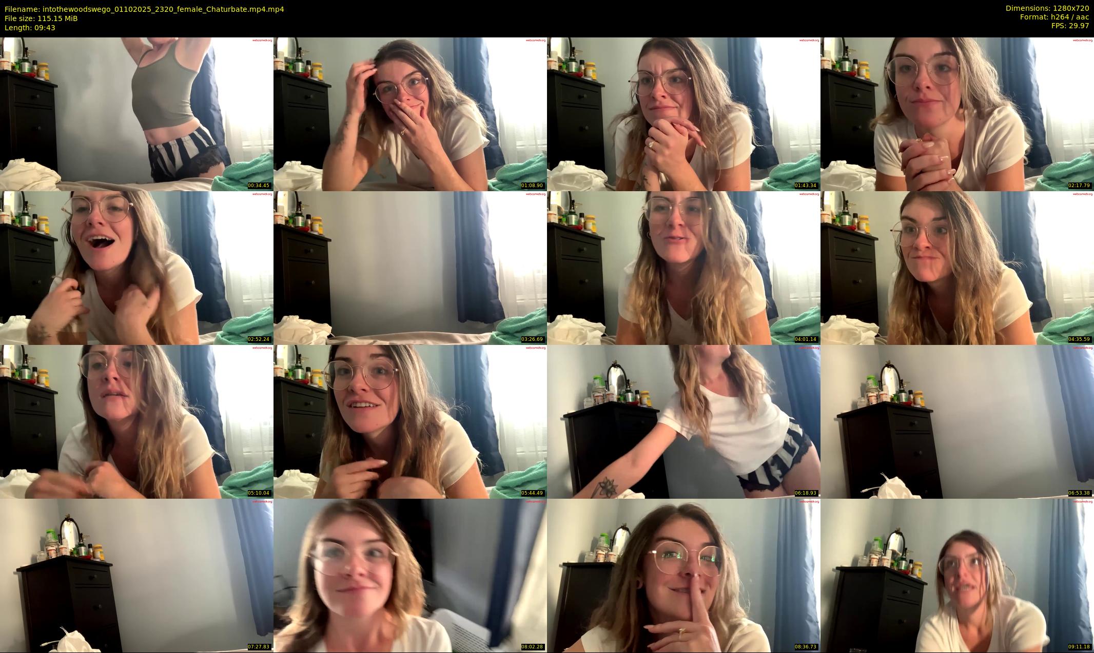 intothewoodswego — 10 minute Chaturbate female cam show recording, 720p, Oct 1, 2025