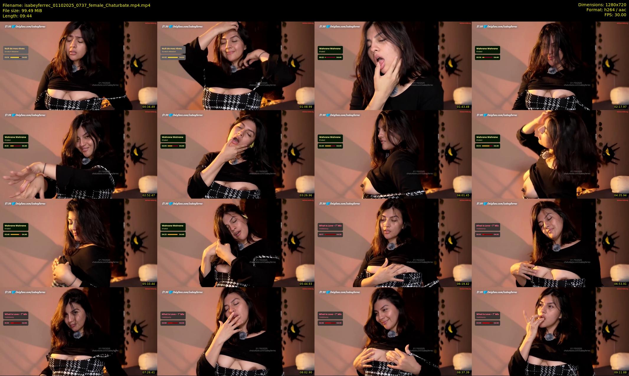 isabeyferrec — 10 minute Chaturbate female cam show recording, 720p, Oct 1, 2025