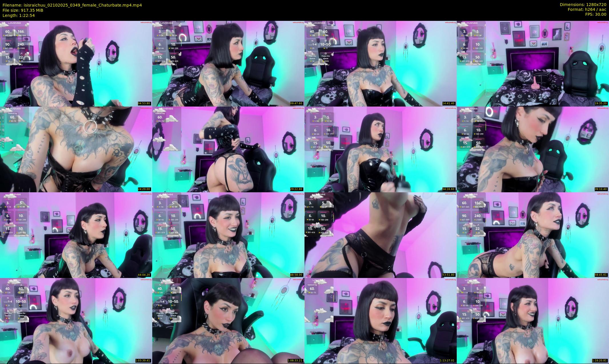 isisraichuu — 83 minute Chaturbate female cam show recording, 720p, Oct 2, 2025