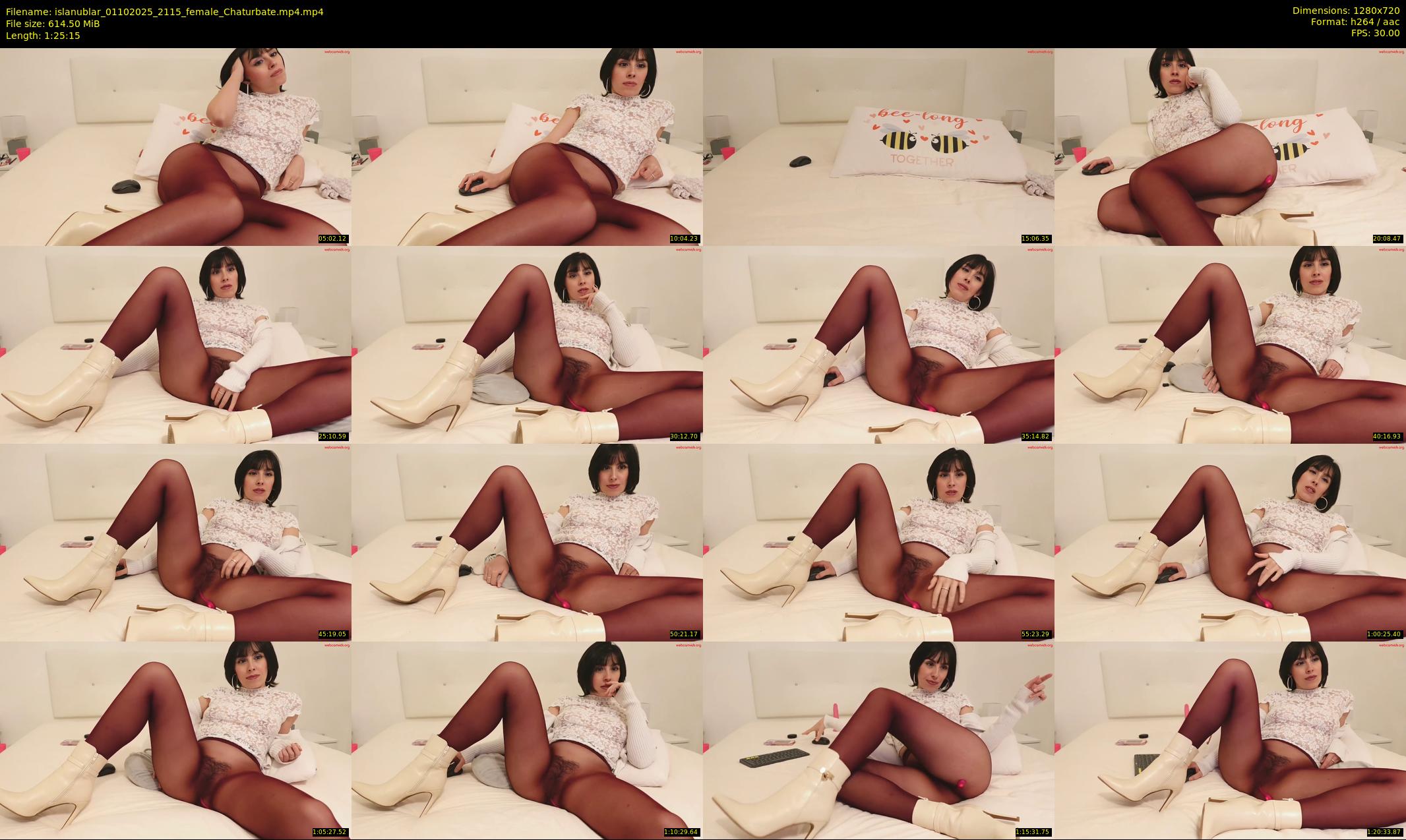 islanublar — 86 minute Chaturbate female cam show recording, 720p, Oct 1, 2025