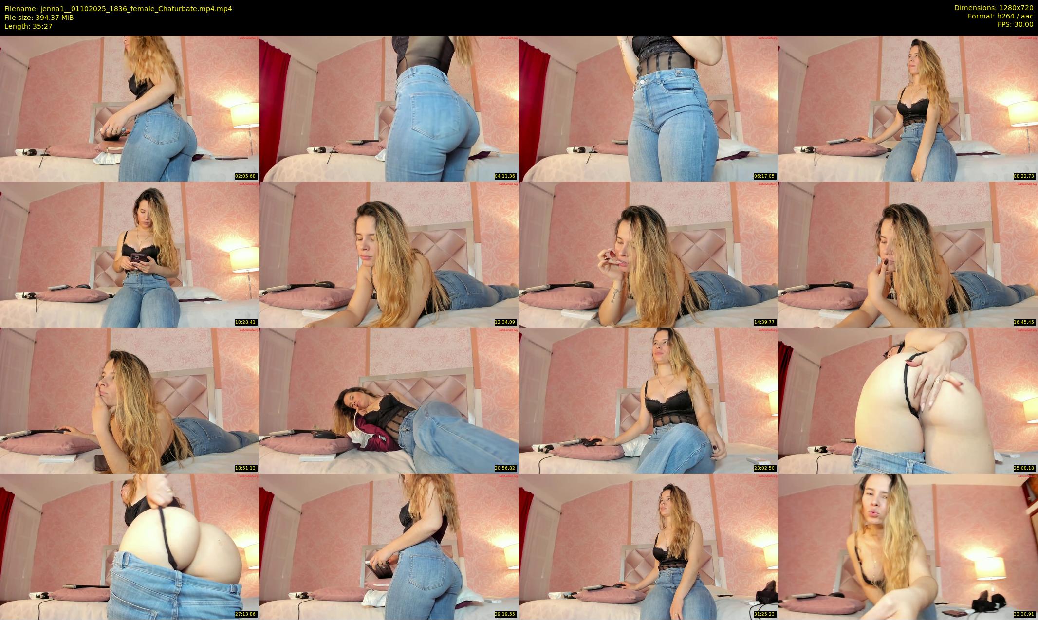 jenna1_ — 36 minute Chaturbate female cam show recording, 720p, Oct 1, 2025