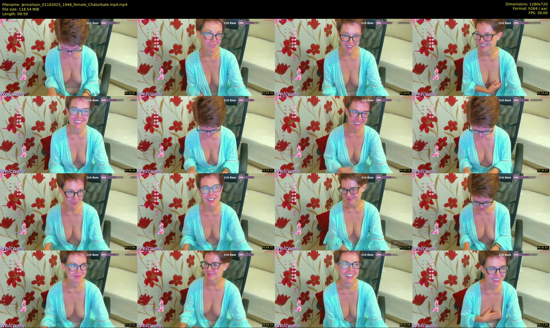 jennalison — 10 minute Chaturbate female cam show recording, 720p, Oct 1, 2025