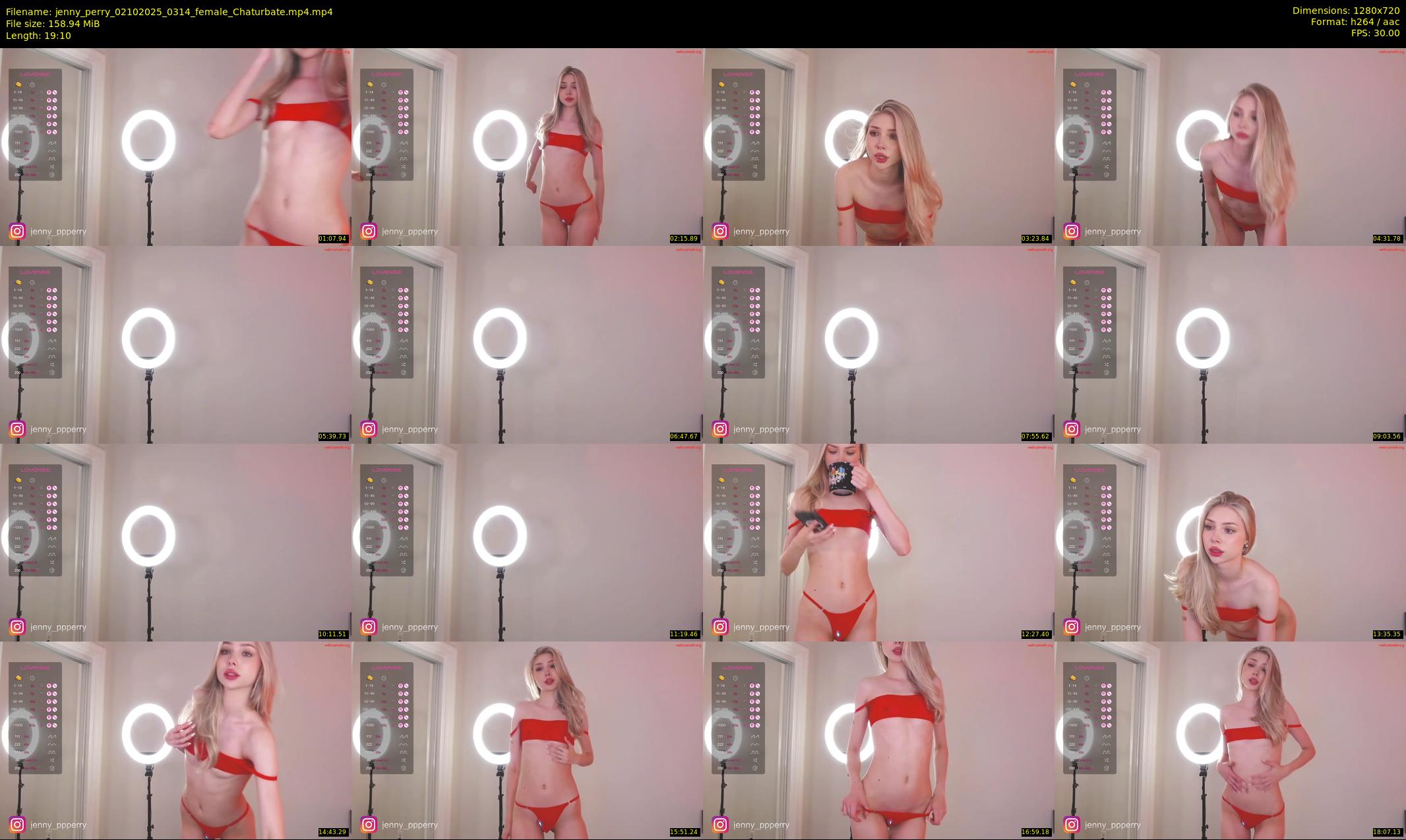 jenny_perry — 20 minute Chaturbate female cam show recording, 720p, Oct 2, 2025