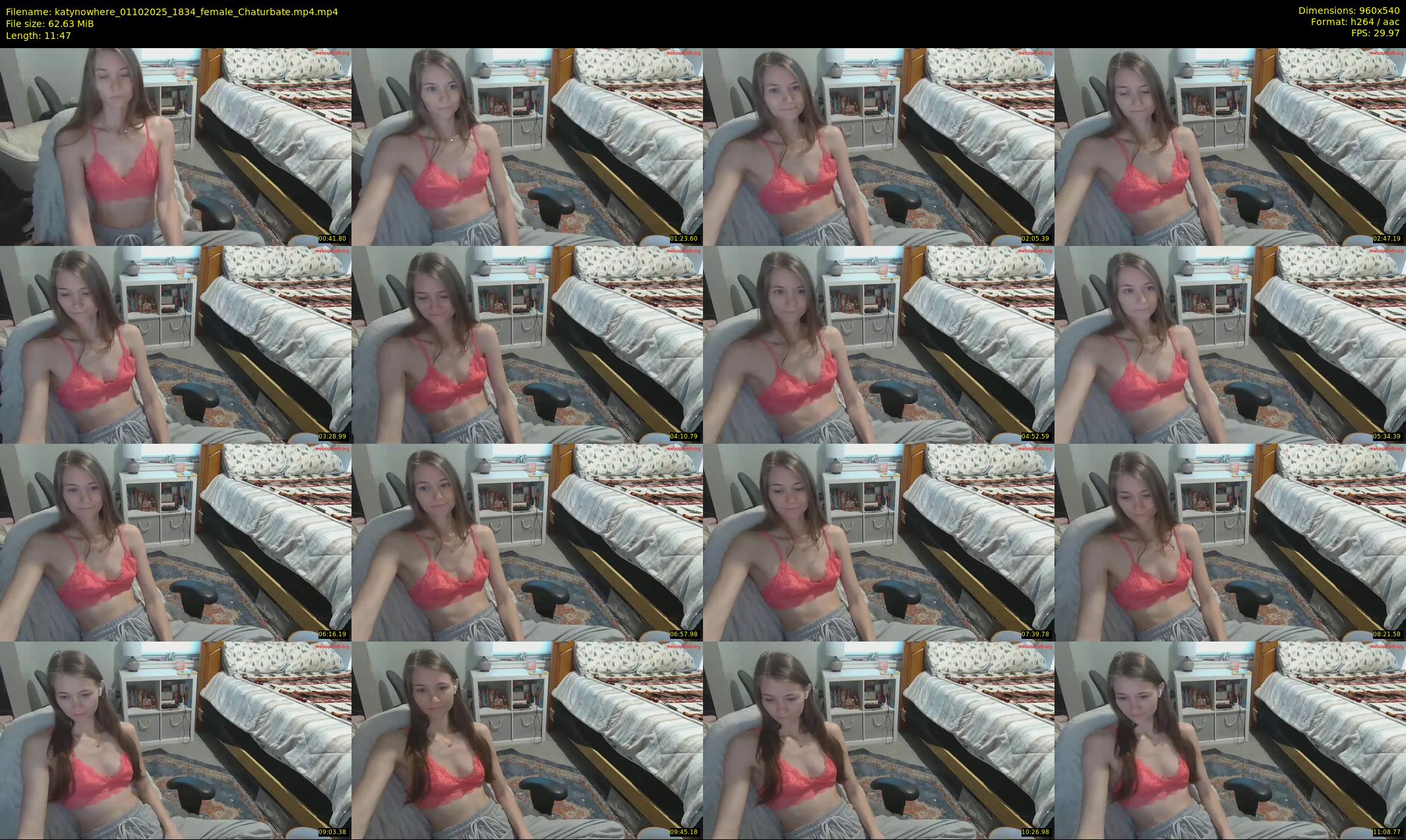 katynowhere — 12 minute Chaturbate female cam show recording, 480p, Oct 1, 2025