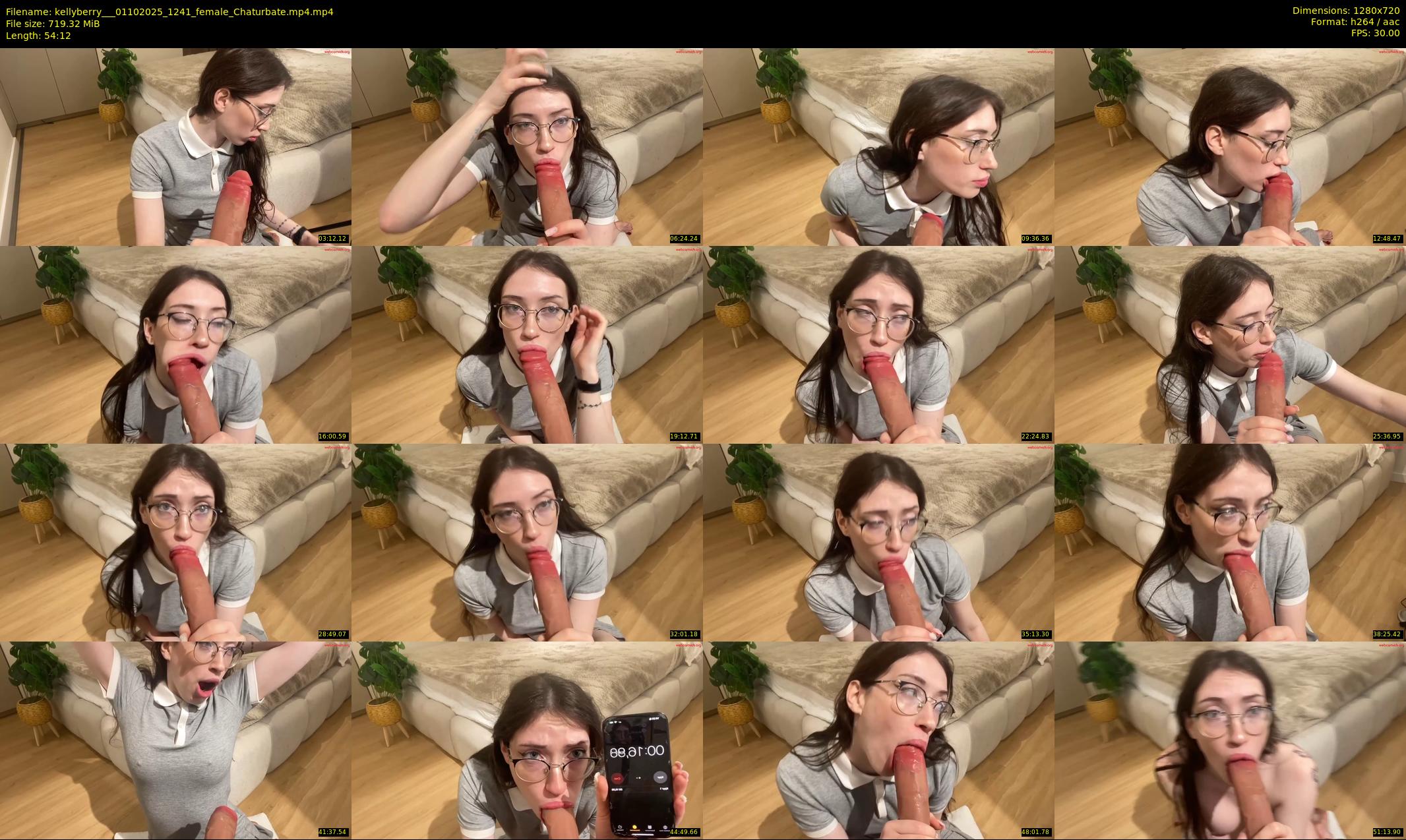 kellyberry__ — 55 minute Chaturbate female cam show recording, 720p, Oct 1, 2025