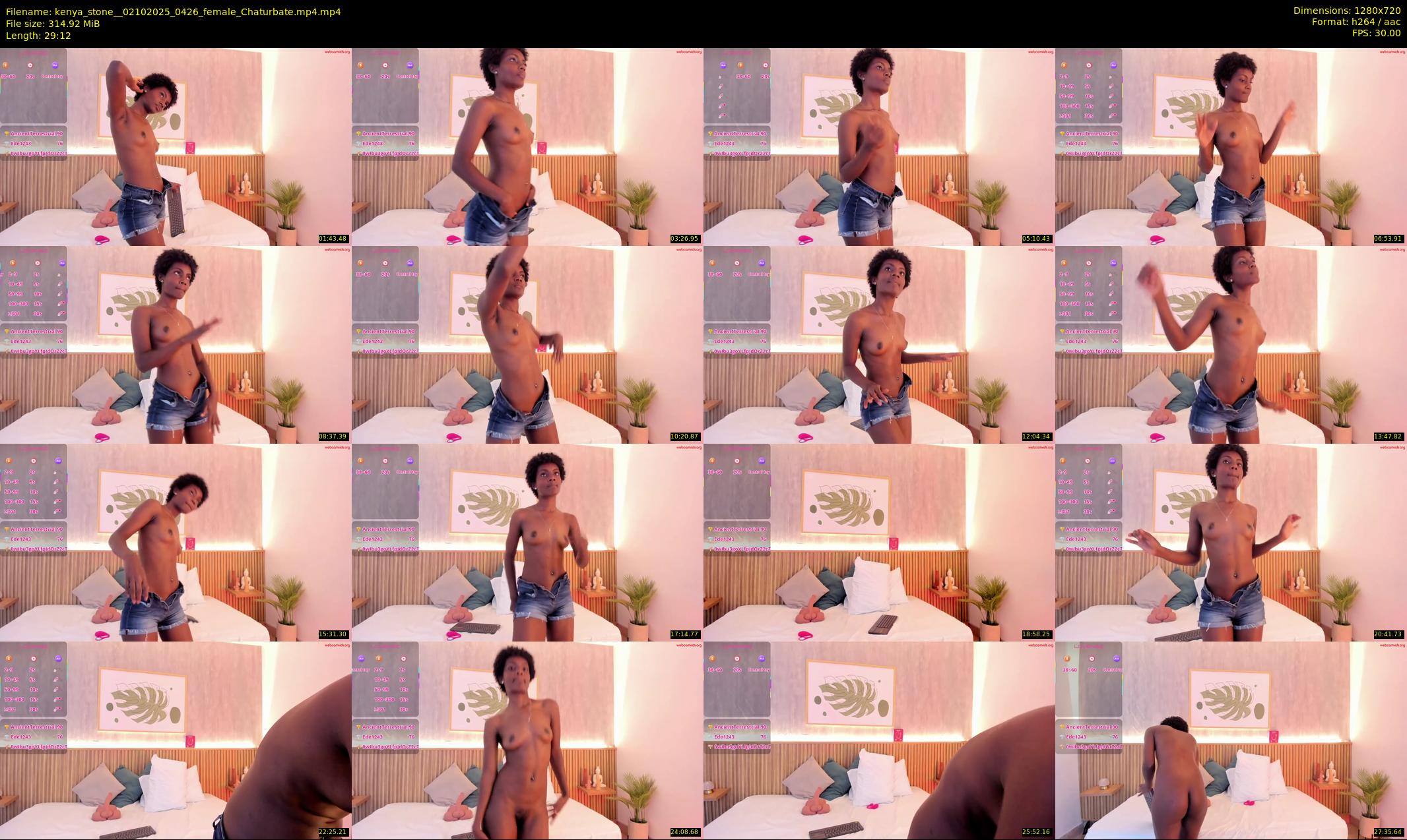 kenya_stone_ — 30 minute Chaturbate female cam show recording, 720p, Oct 2, 2025