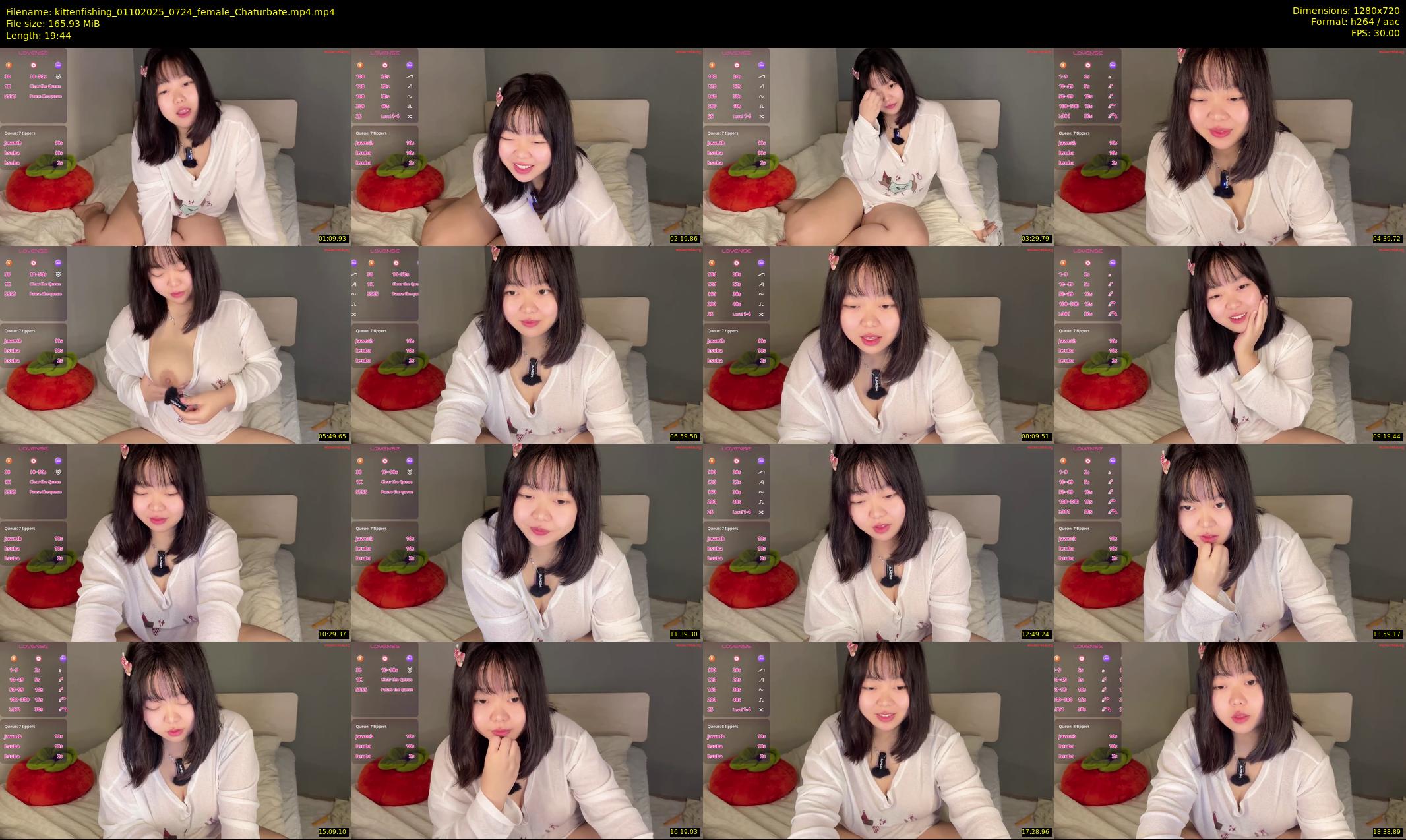 kittenfishing — 20 minute Chaturbate female cam show recording, 720p, Oct 1, 2025