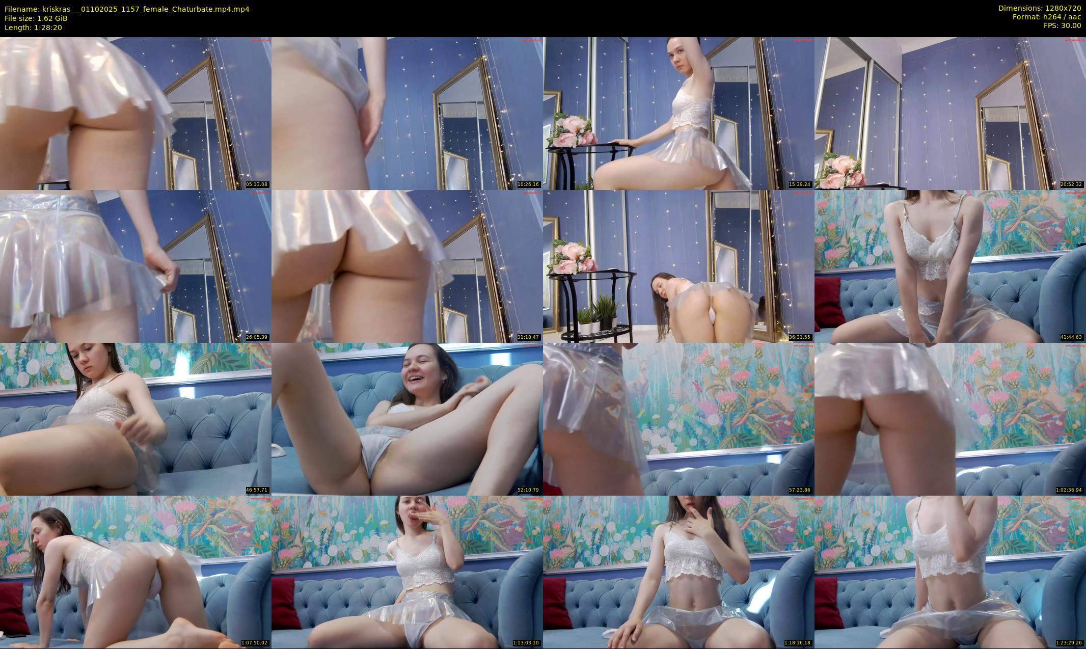 kriskras__ — 89 minute Chaturbate female cam show recording, 720p, Oct 1, 2025
