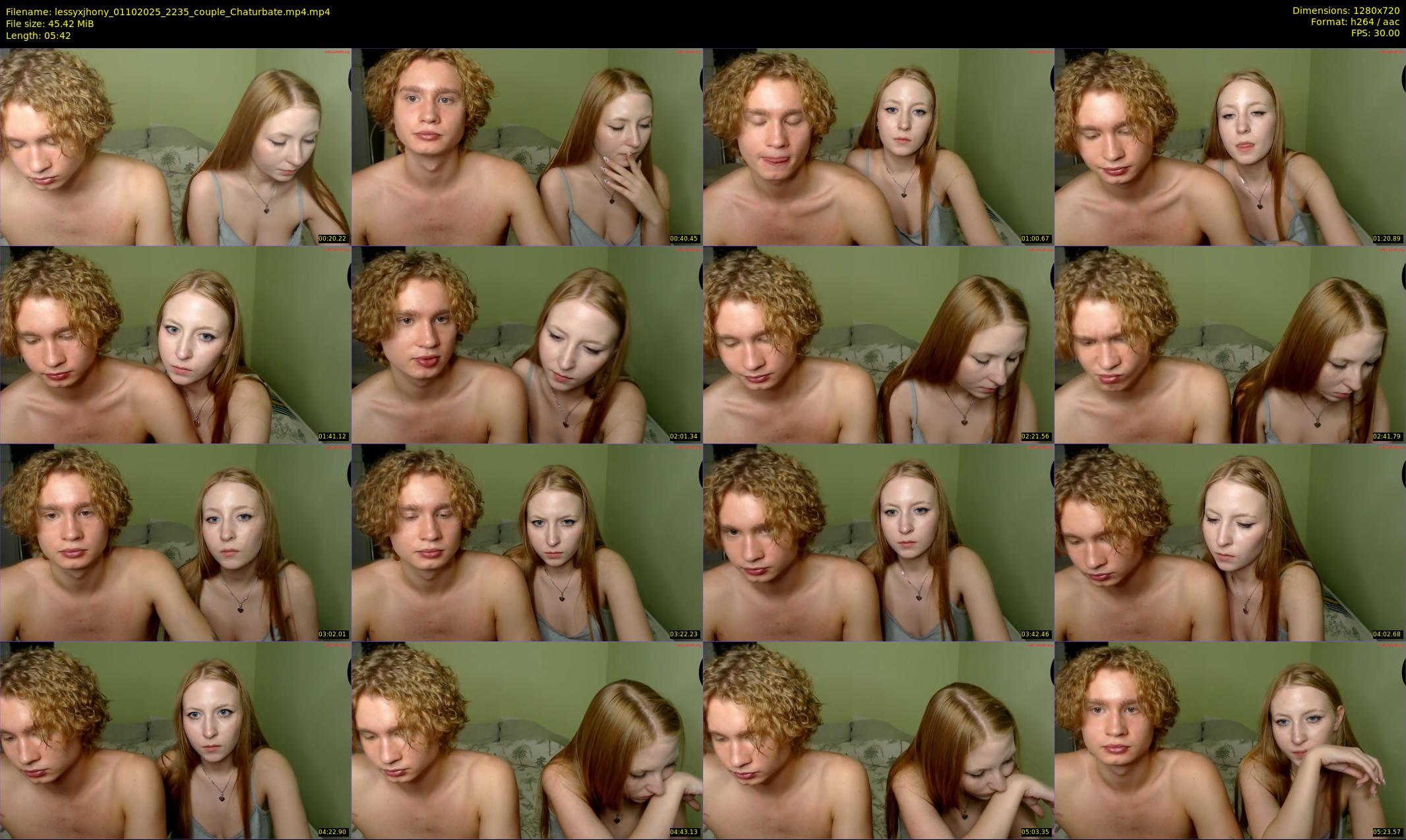 lessyxjhony — 6 minute Chaturbate couple cam show recording, 720p, Oct 1, 2025