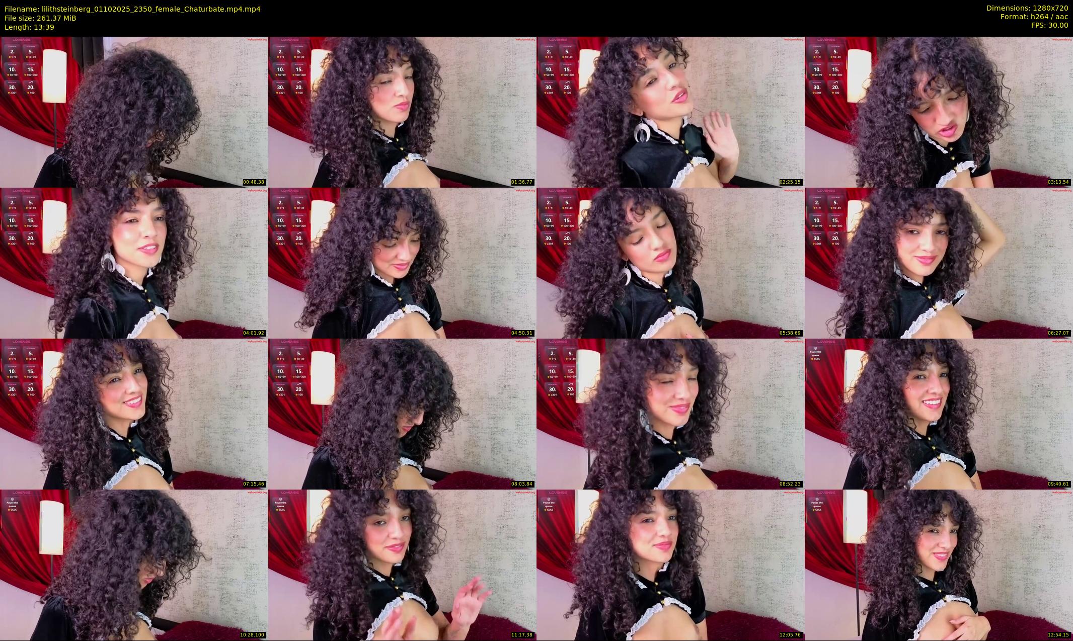 lilithsteinberg — 14 minute Chaturbate female cam show recording, 720p, Oct 1, 2025