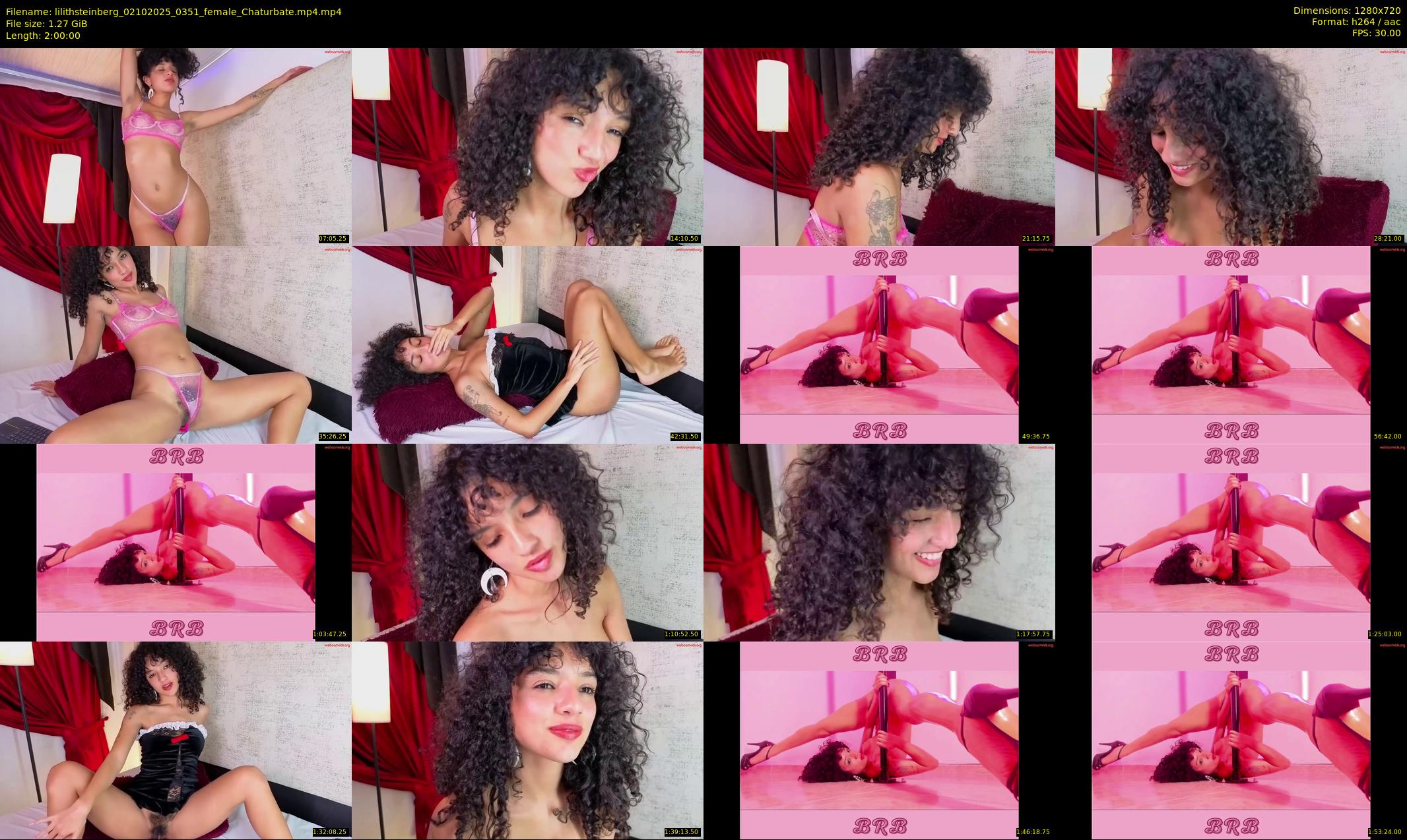 lilithsteinberg — 120 minute Chaturbate female cam show recording, 720p, Oct 2, 2025