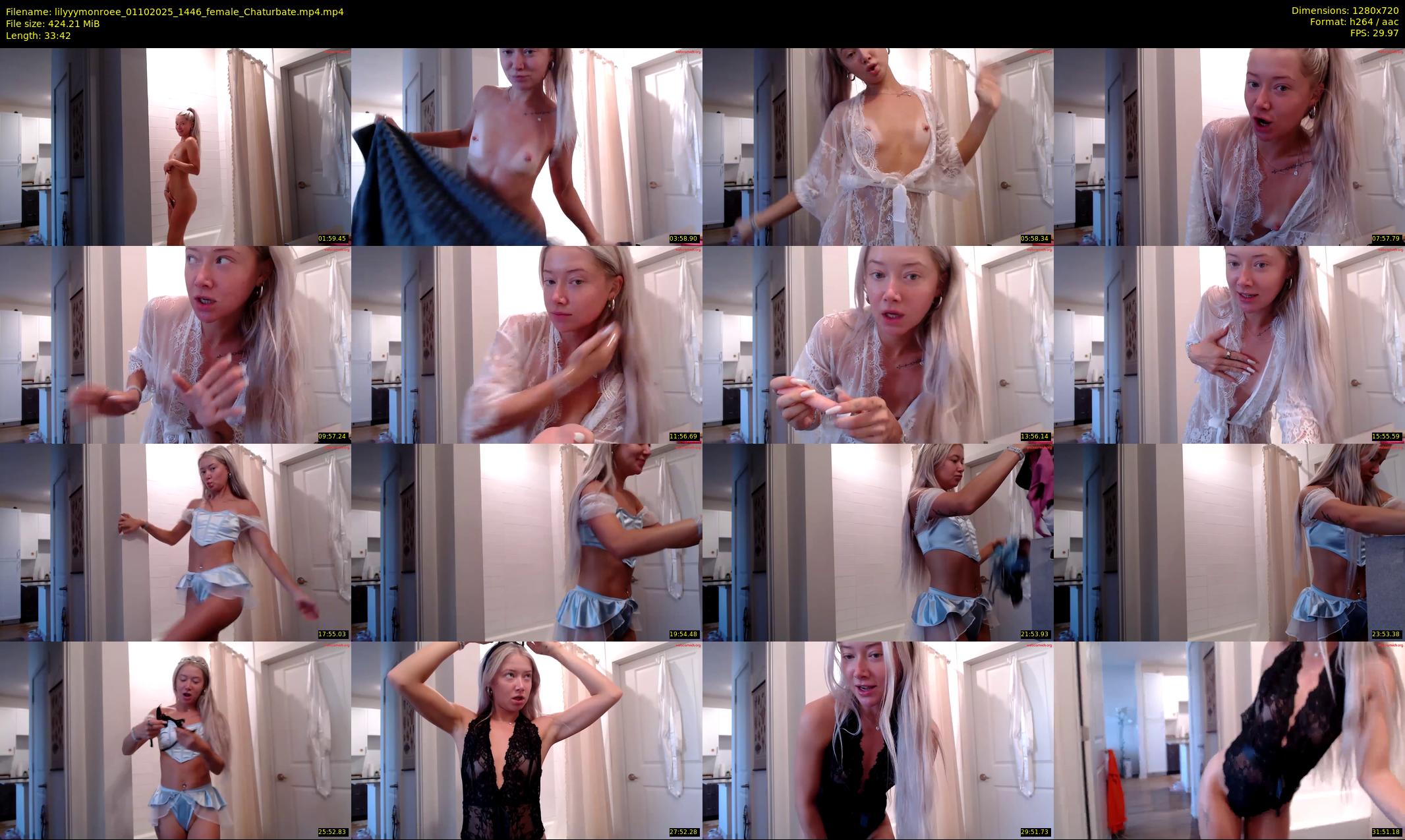 lilyyymonroee — 34 minute Chaturbate female cam show recording, 720p, Oct 1, 2025