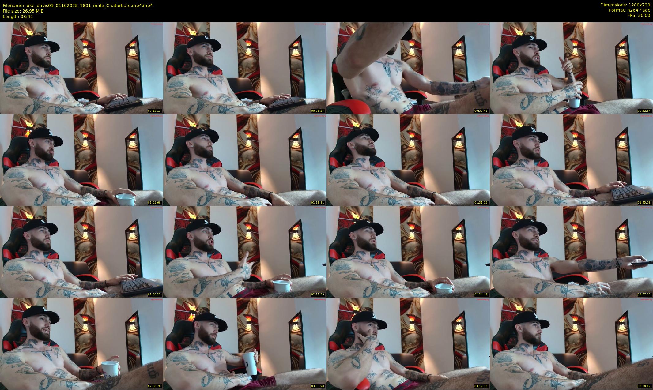 luke_davis01 — 4 minute Chaturbate male cam show recording, 720p, Oct 1, 2025