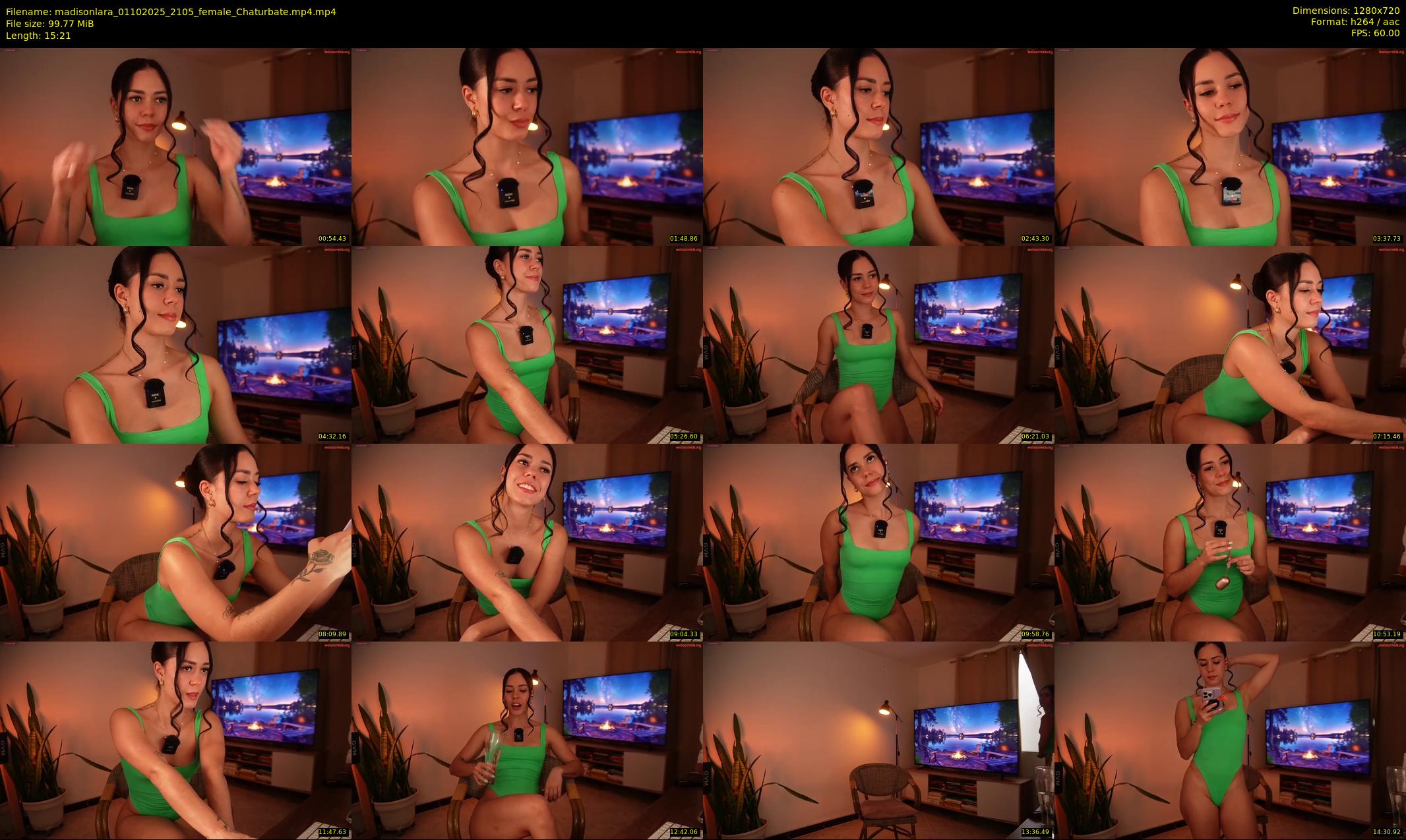 madisonlara — 16 minute Chaturbate female cam show recording, 720p, Oct 1, 2025