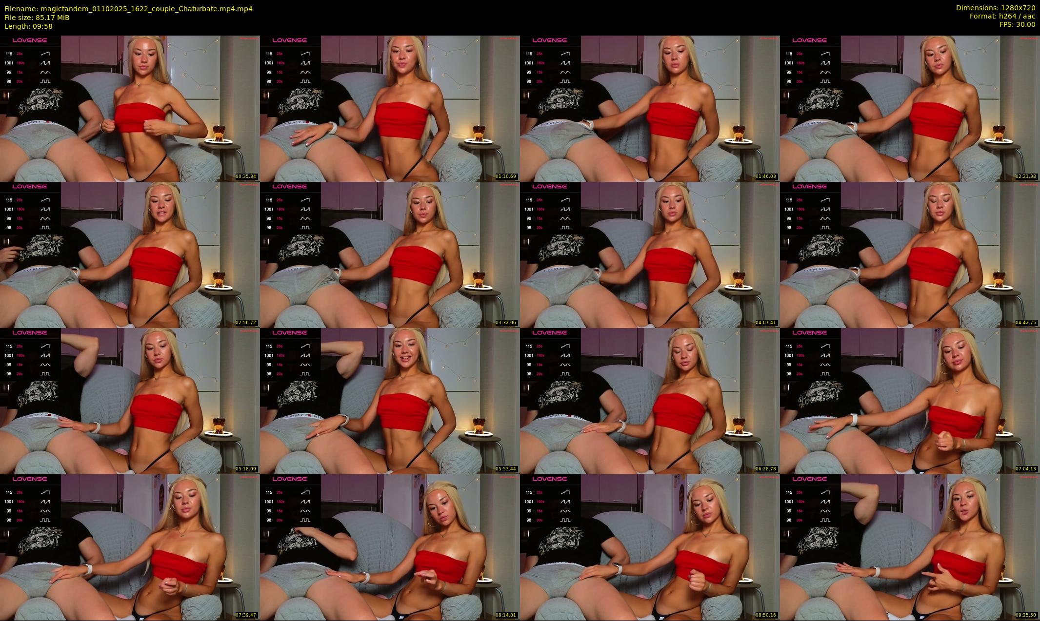 magictandem — 10 minute Chaturbate couple cam show recording, 720p, Oct 1, 2025