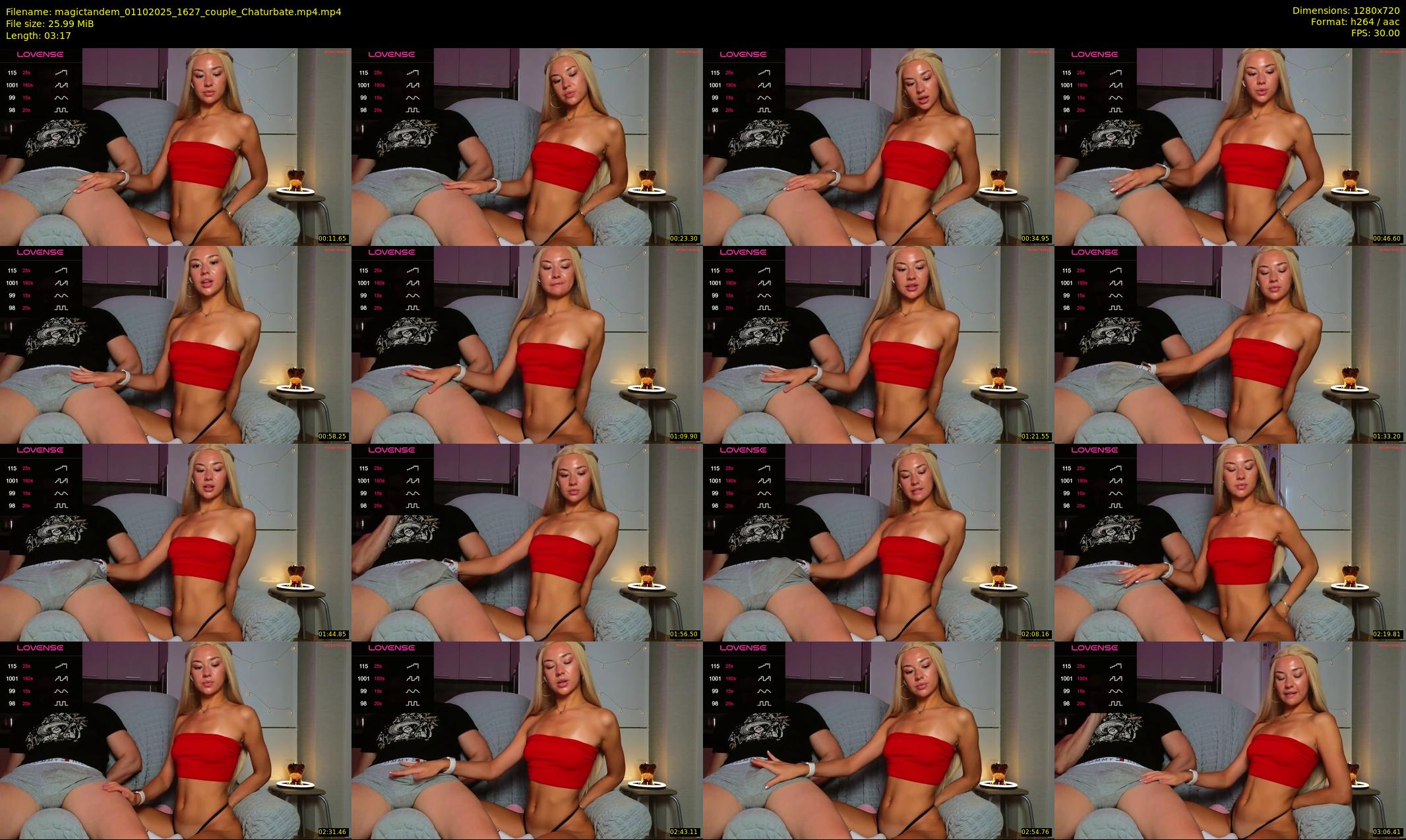 magictandem — 4 minute Chaturbate couple cam show recording, 720p, Oct 1, 2025
