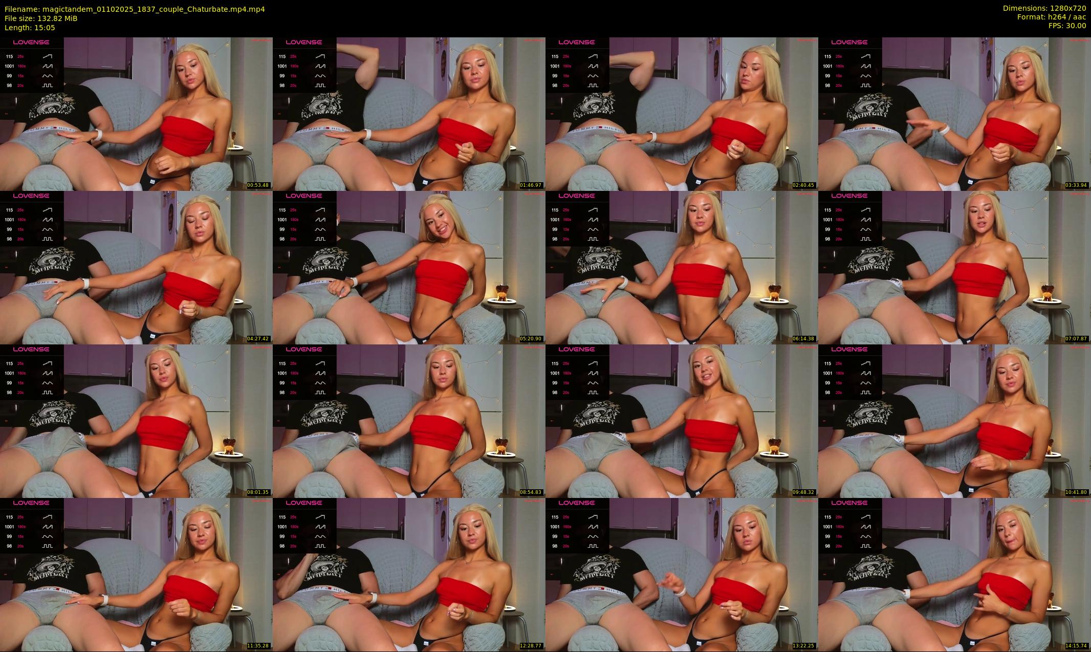 magictandem — 16 minute Chaturbate couple cam show recording, 720p, Oct 1, 2025