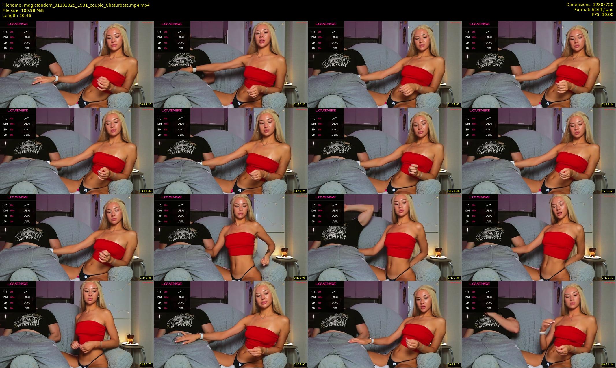 magictandem — 11 minute Chaturbate couple cam show recording, 720p, Oct 1, 2025