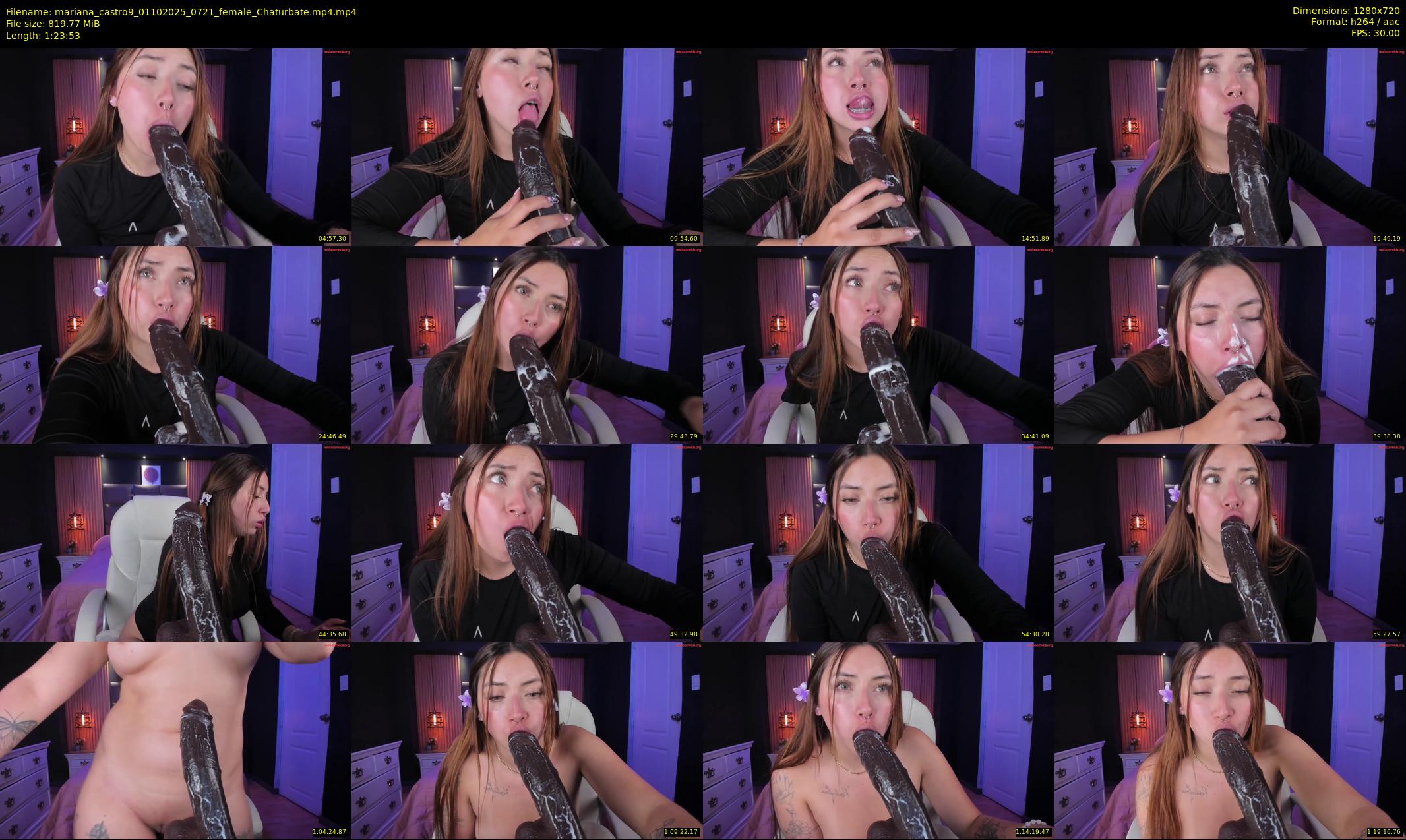 mariana_castro9 — 84 minute Chaturbate female cam show recording, 720p, Oct 1, 2025