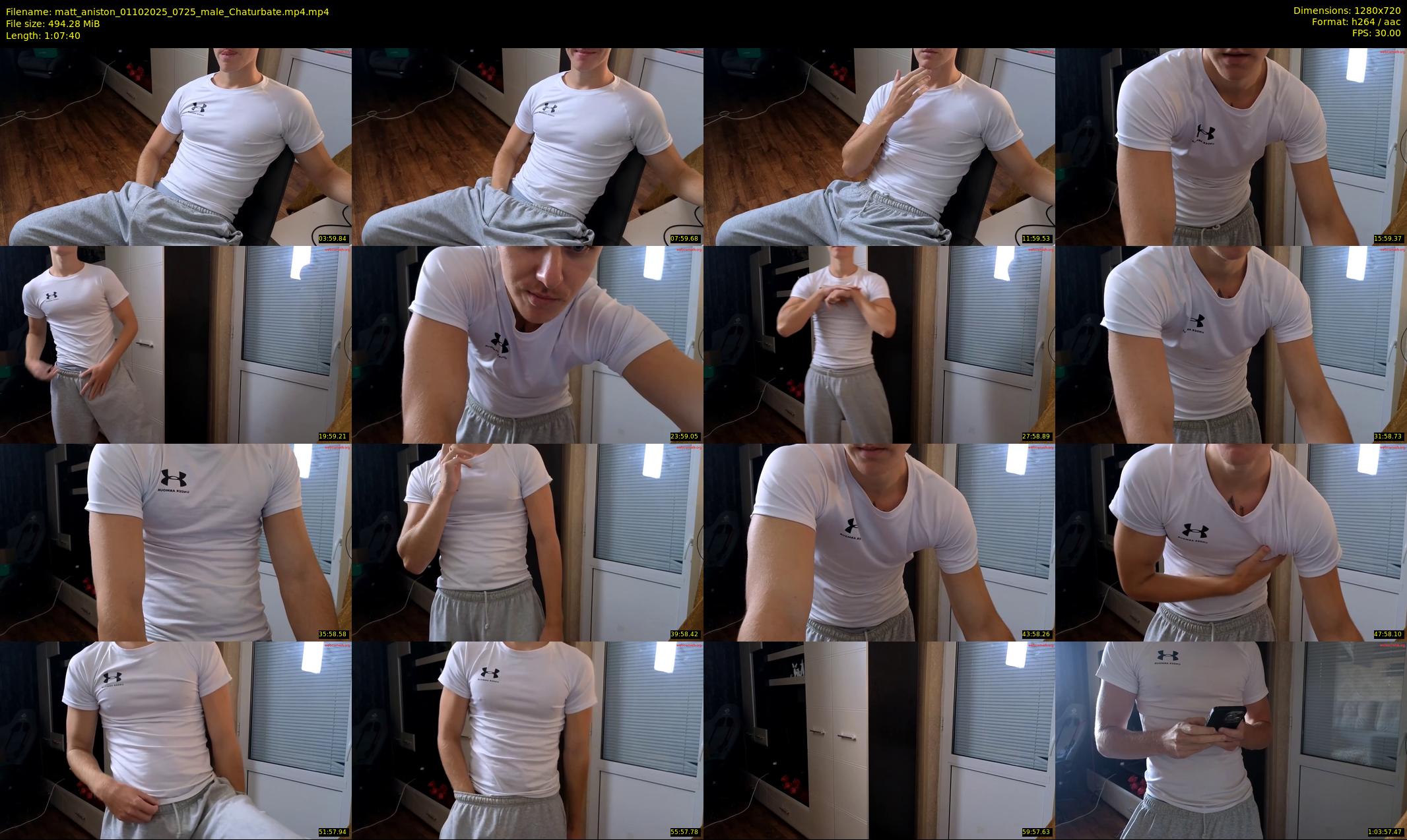 matt_aniston — 68 minute Chaturbate male cam show recording, 720p, Oct 1, 2025
