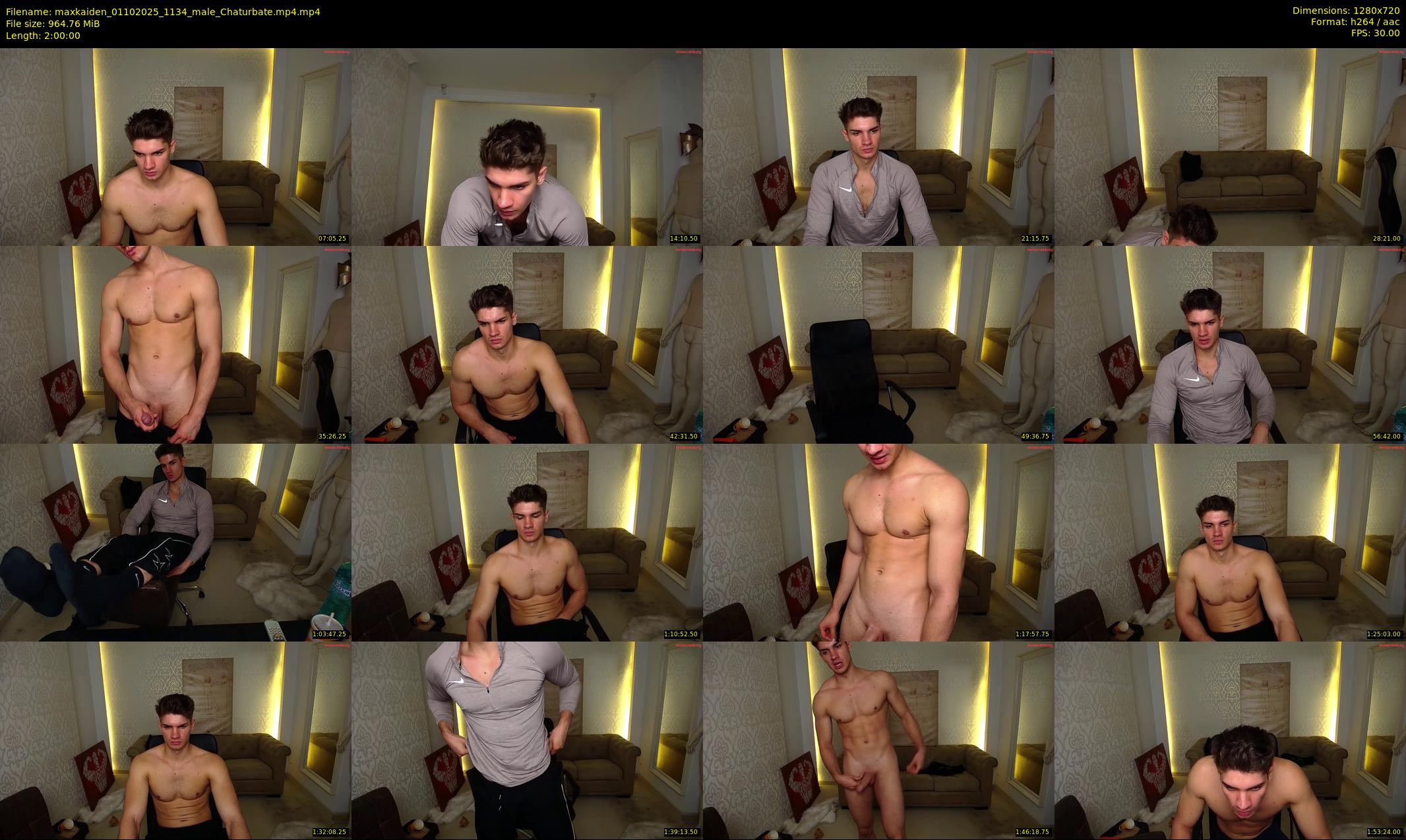 maxkaiden — 120 minute Chaturbate male cam show recording, 720p, Oct 1, 2025
