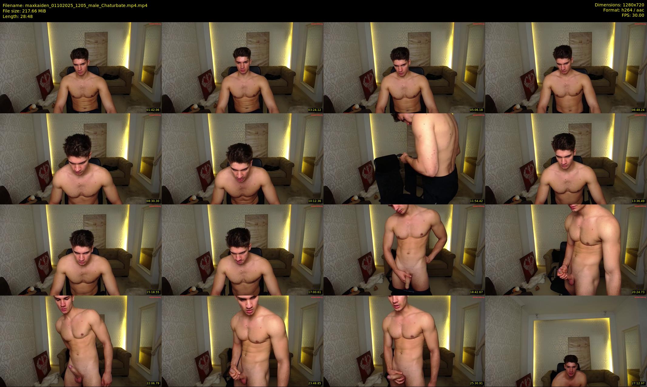maxkaiden — 29 minute Chaturbate male cam show recording, 720p, Oct 1, 2025