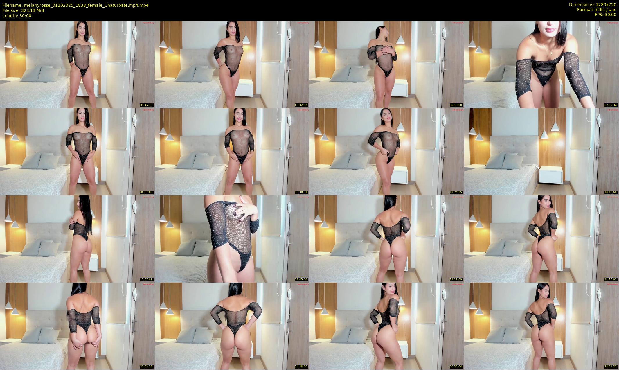 melanyrosse — 30 minute Chaturbate female cam show recording, 720p, Oct 1, 2025