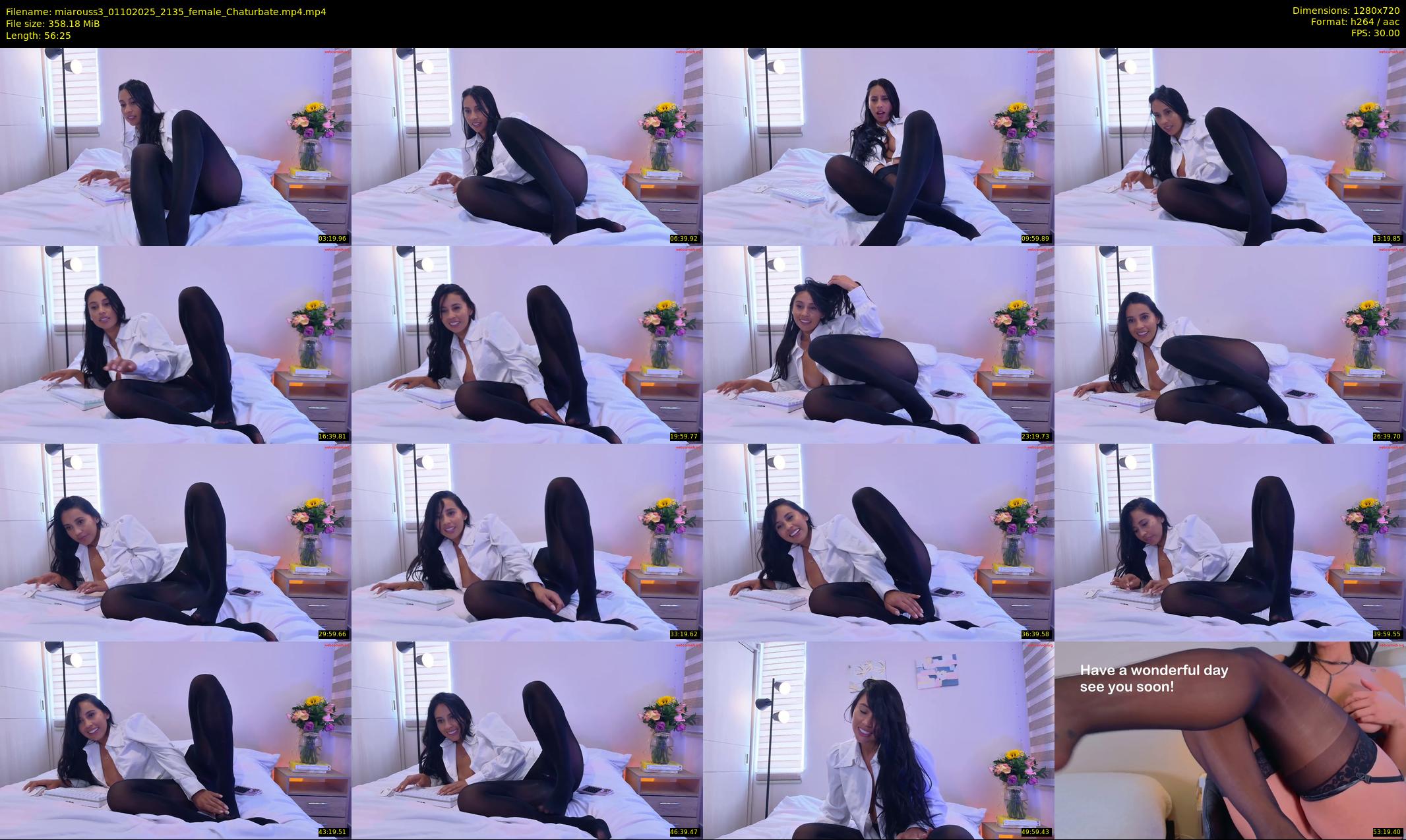 miarouss3 — 57 minute Chaturbate female cam show recording, 720p, Oct 1, 2025