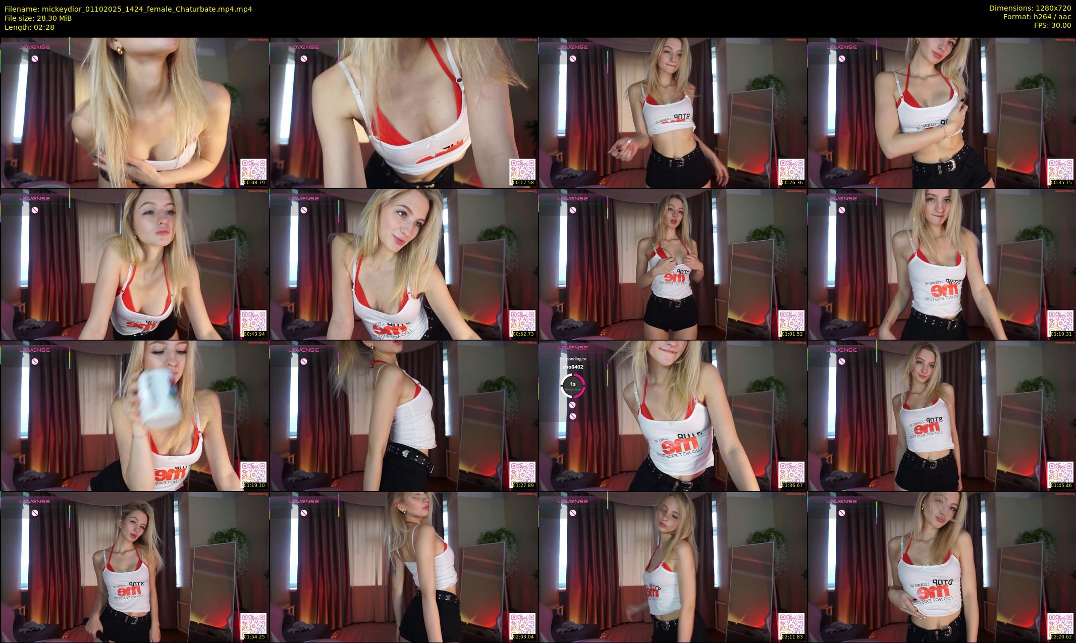 mickeydior — 3 minute Chaturbate female cam show recording, 720p, Oct 1, 2025