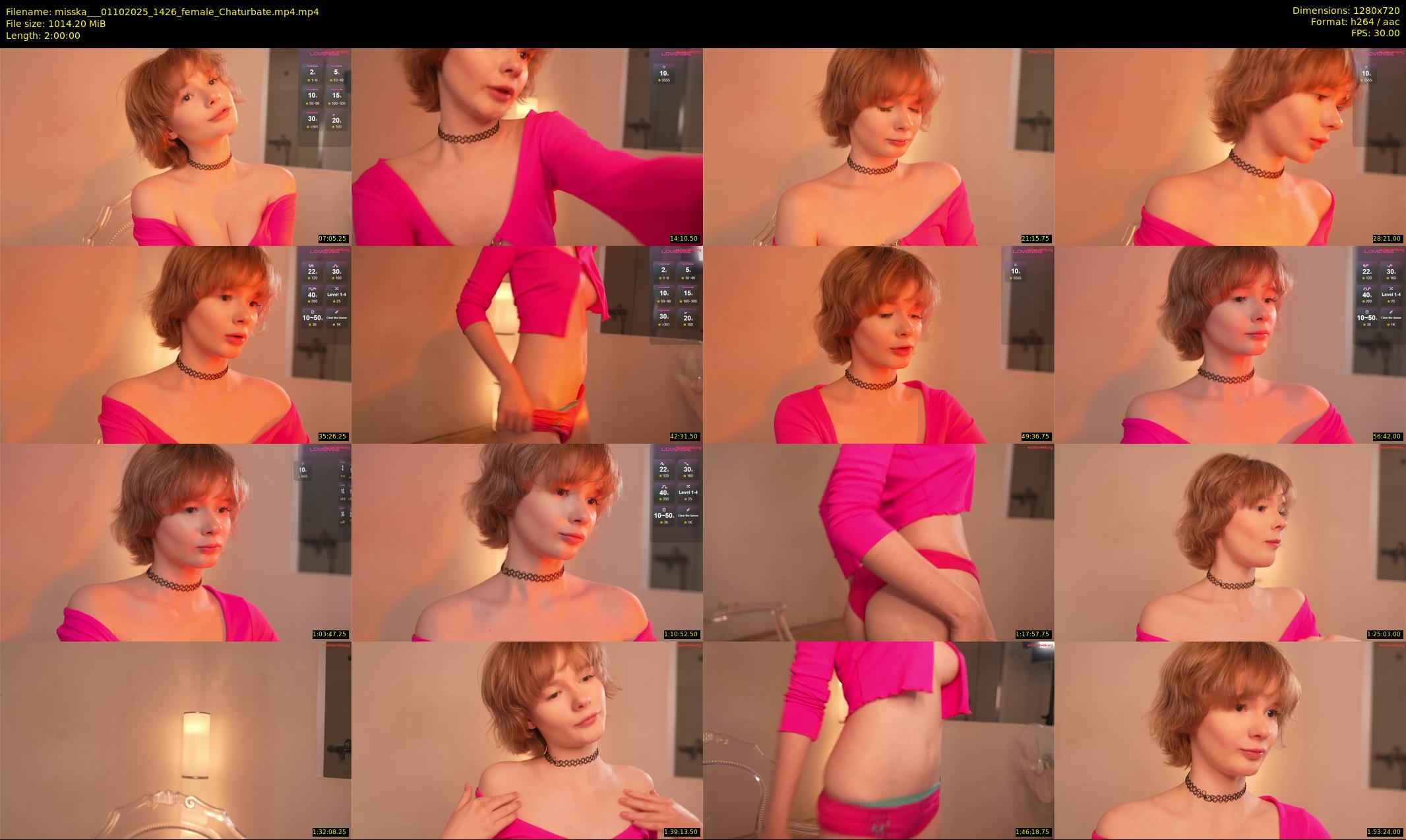 misska__ — 120 minute Chaturbate female cam show recording, 720p, Oct 1, 2025