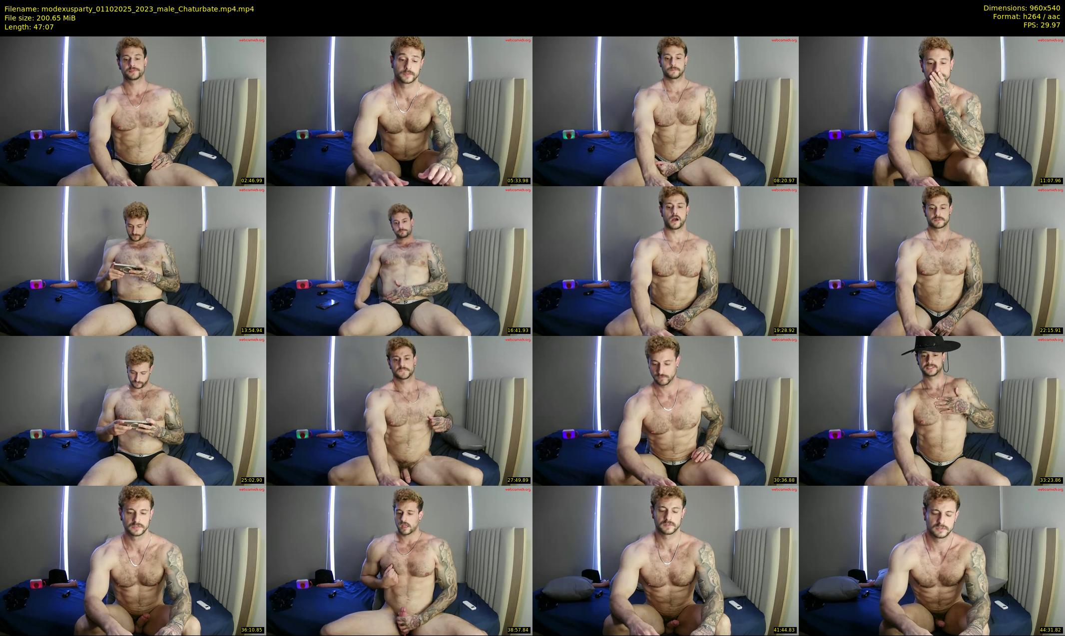 modexusparty — 48 minute Chaturbate male cam show recording, 480p, Oct 1, 2025