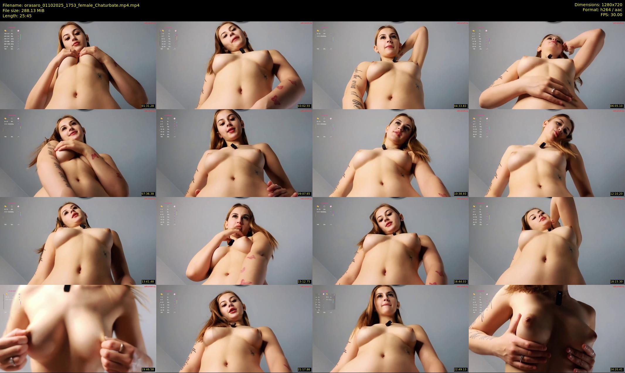 orasaro — 26 minute Chaturbate female cam show recording, 720p, Oct 1, 2025