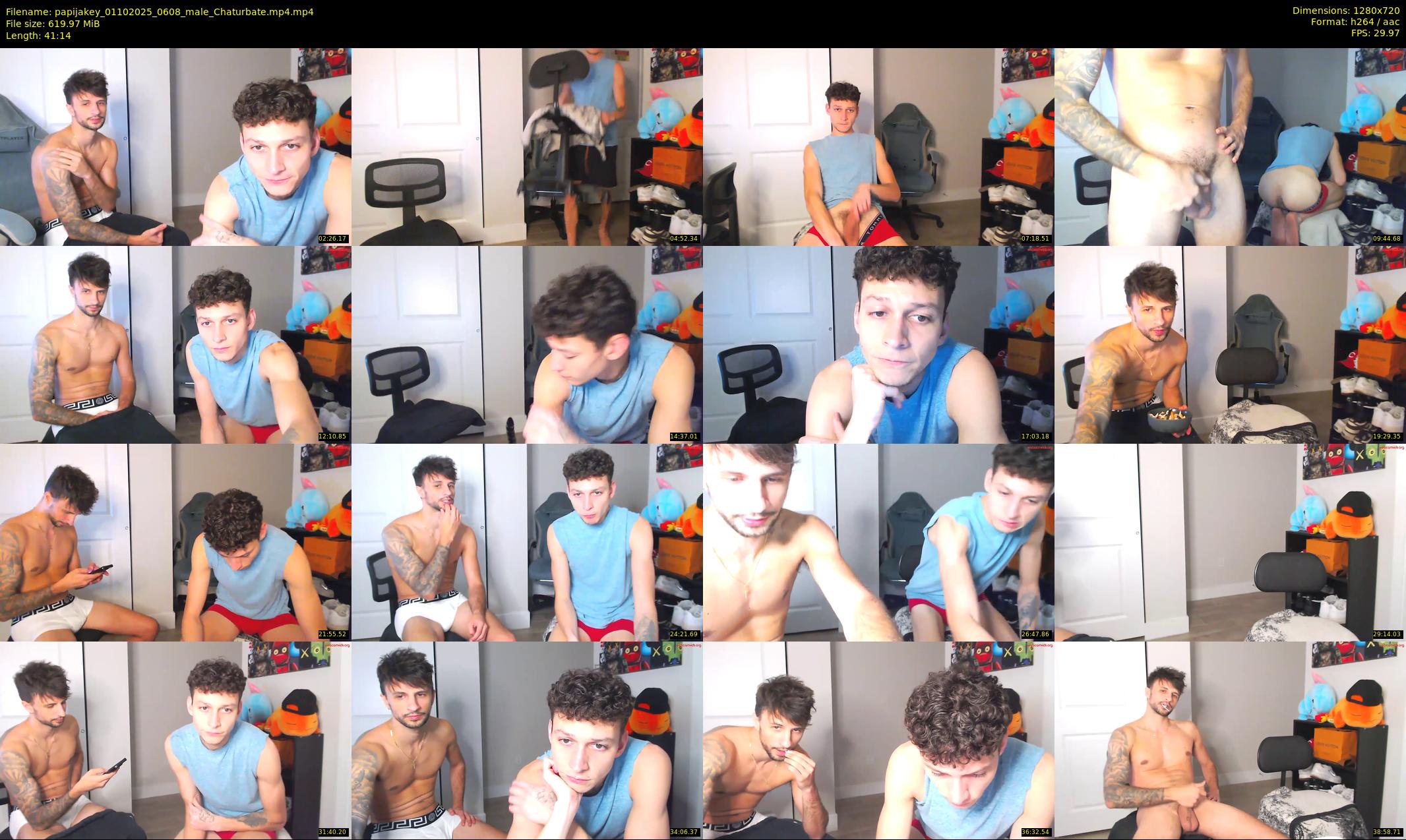 papijakey — 42 minute Chaturbate male cam show recording, 720p, Oct 1, 2025
