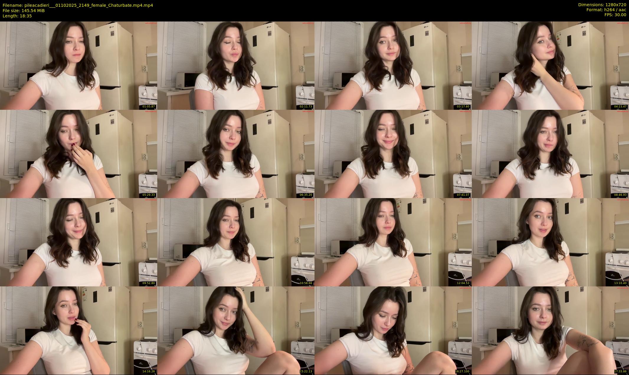 pileacadieri__ — 19 minute Chaturbate female cam show recording, 720p, Oct 1, 2025