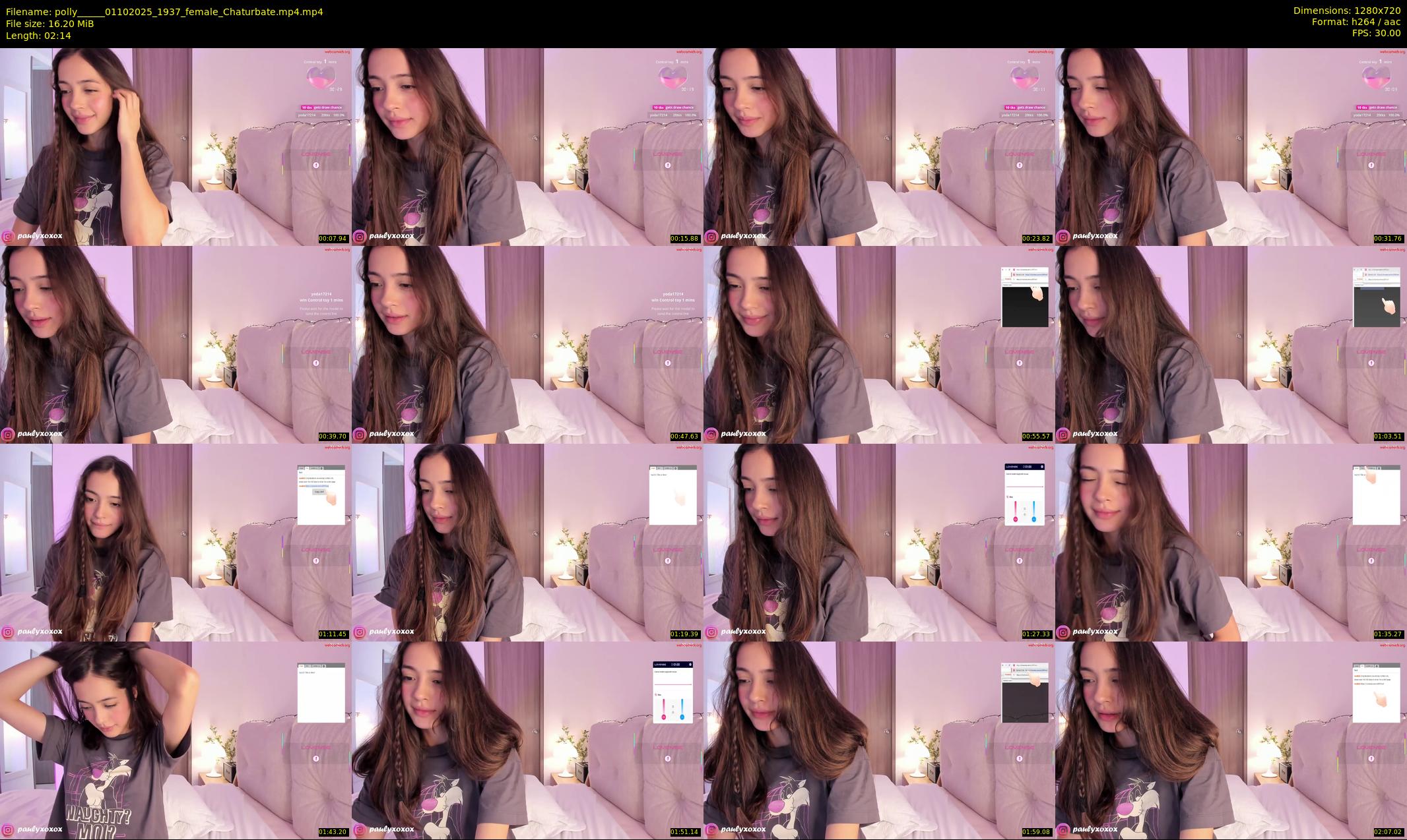 polly_____ — 3 minute Chaturbate female cam show recording, 720p, Oct 1, 2025
