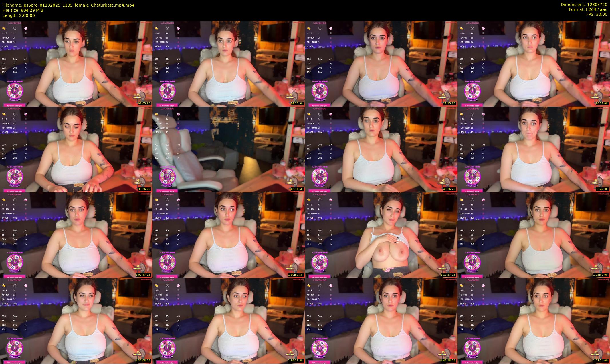 ps6pro — 120 minute Chaturbate female cam show recording, 720p, Oct 1, 2025