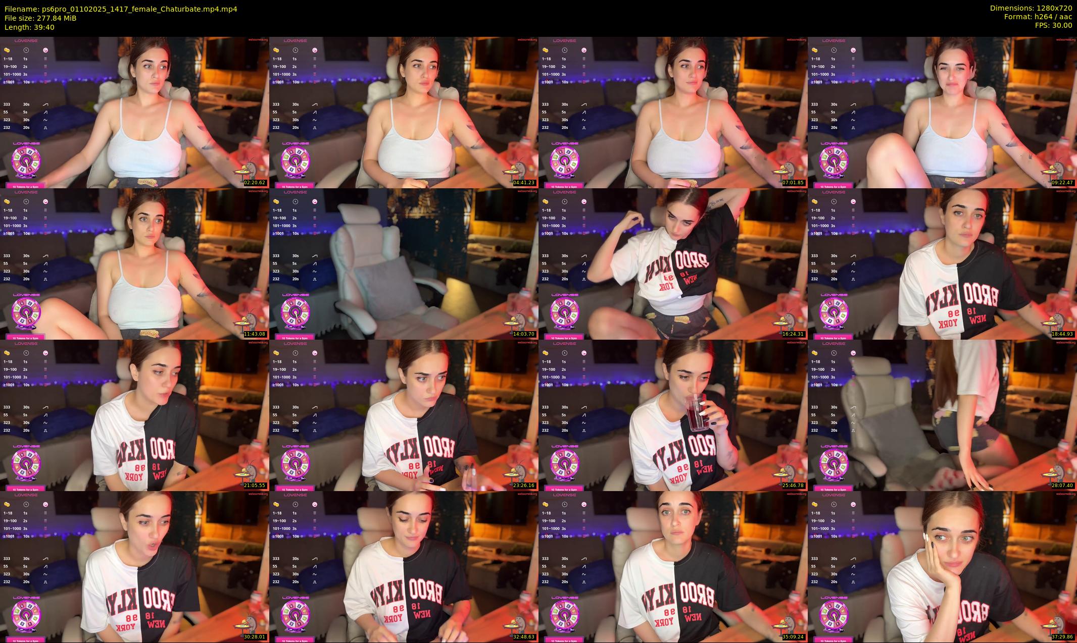 ps6pro — 40 minute Chaturbate female cam show recording, 720p, Oct 1, 2025