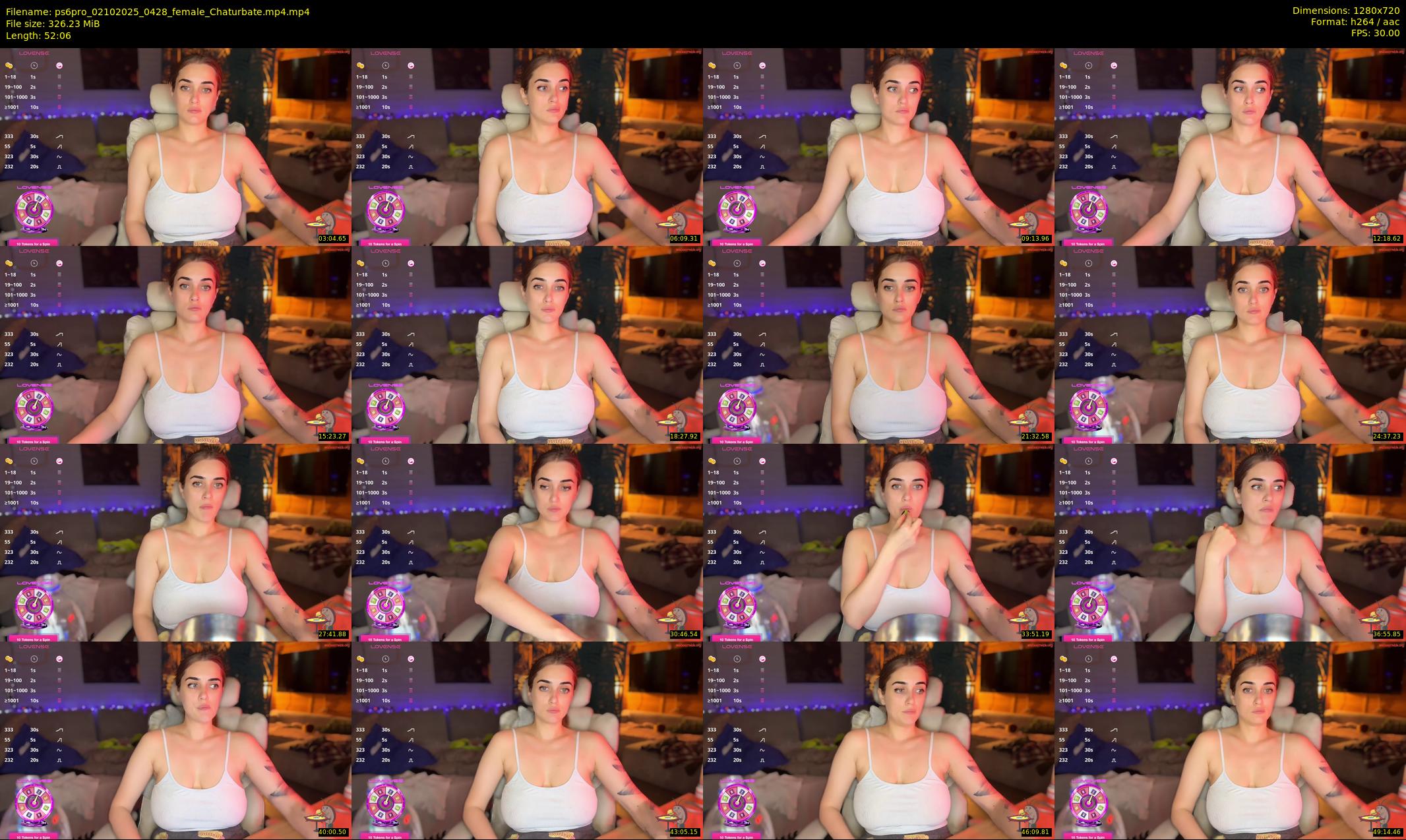 ps6pro — 53 minute Chaturbate female cam show recording, 720p, Oct 2, 2025