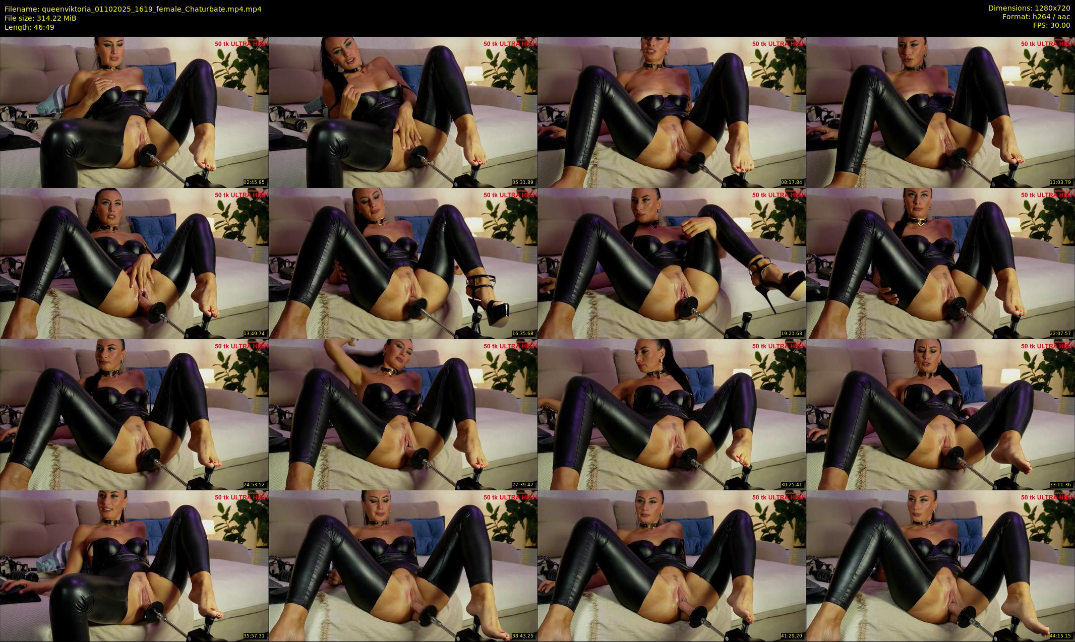 queenviktoria — 47 minute Chaturbate female cam show recording, 720p, Oct 1, 2025
