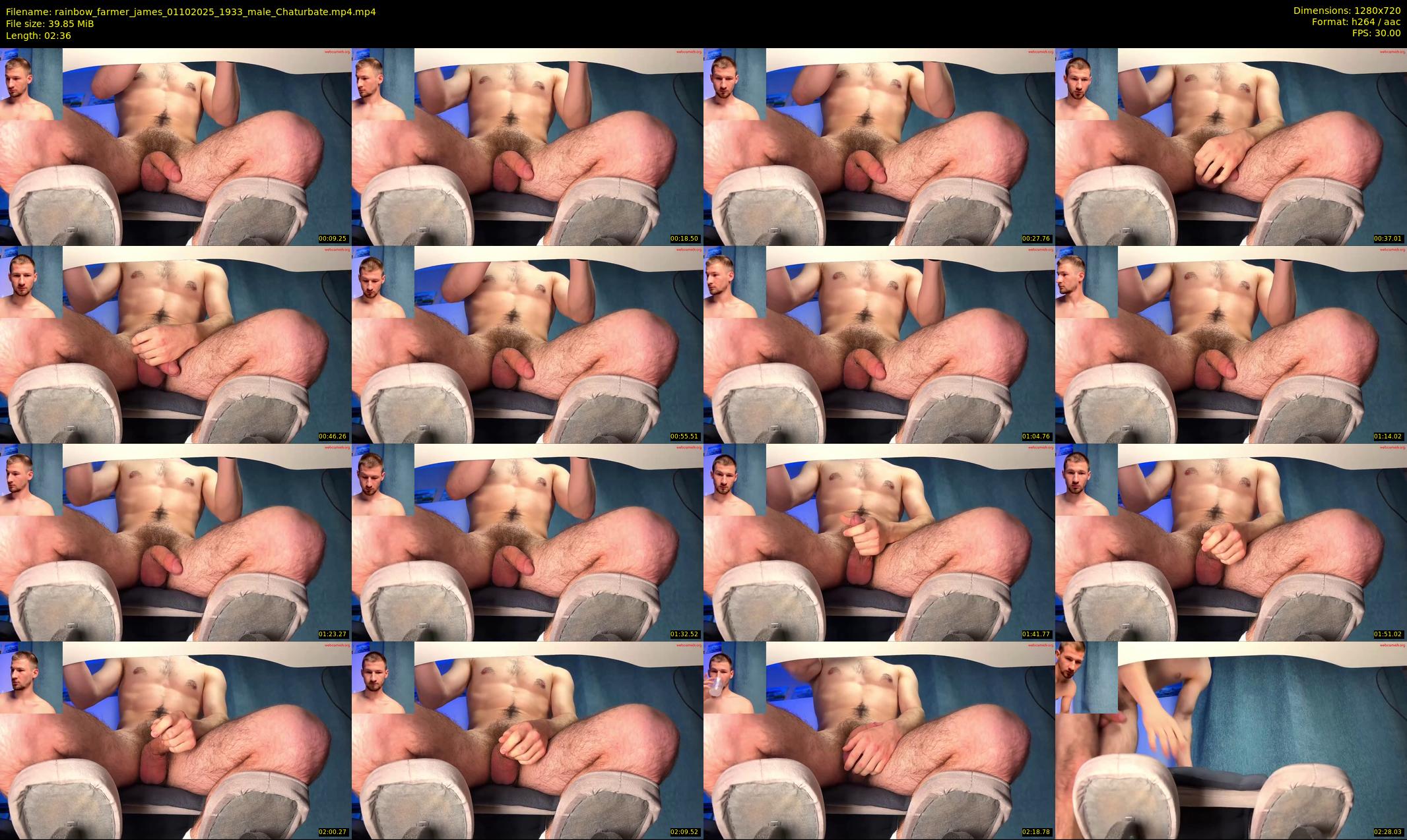 rainbow_farmer_james — 3 minute Chaturbate male cam show recording, 720p, Oct 1, 2025