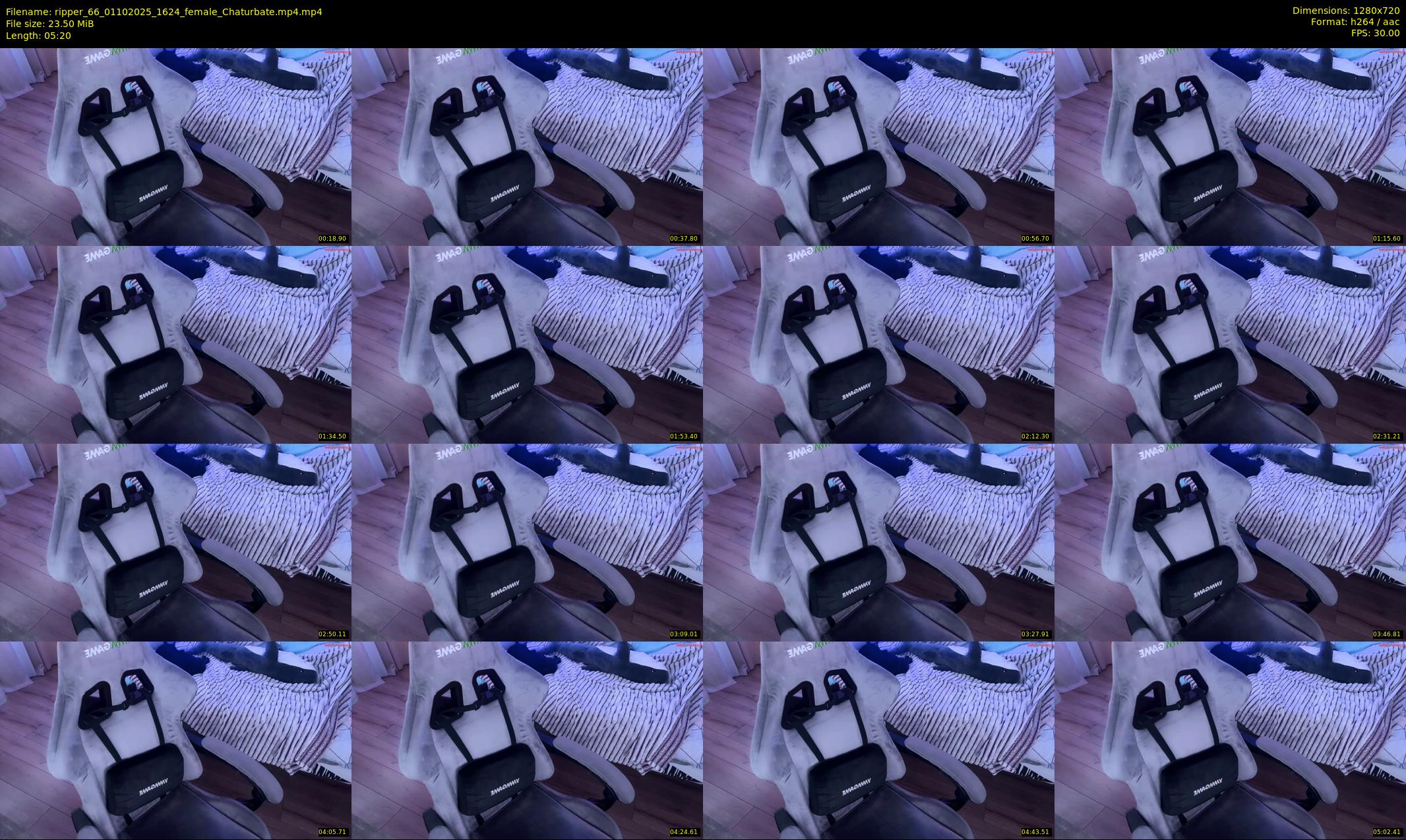 ripper_66 — 6 minute Chaturbate female cam show recording, 720p, Oct 1, 2025