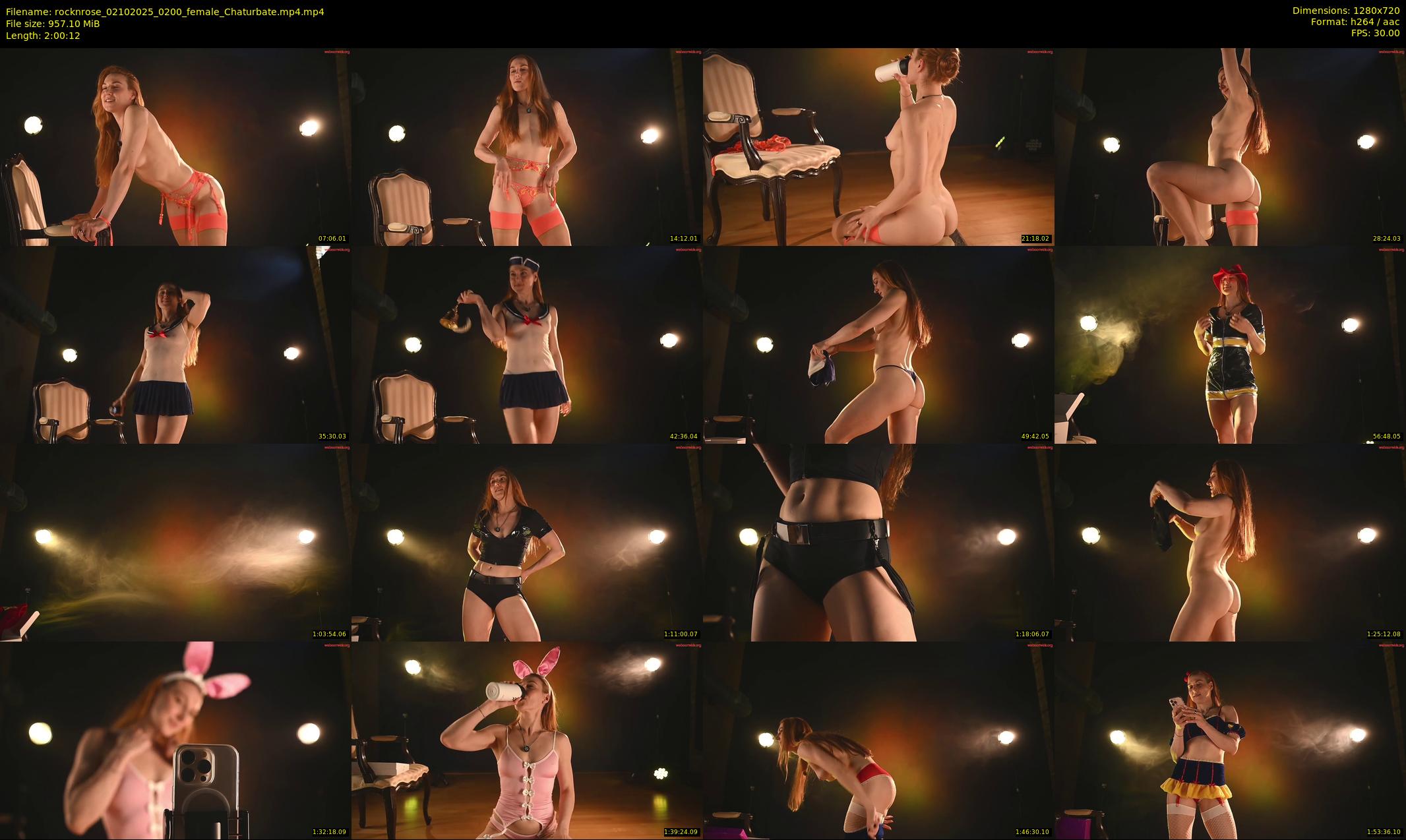 rocknrose — 121 minute Chaturbate female cam show recording, 720p, Oct 2, 2025