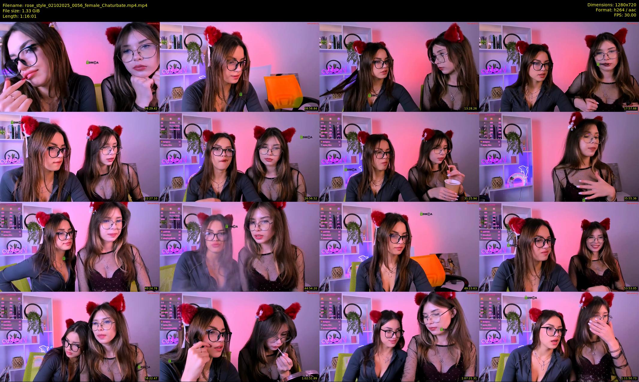 rose_style — 77 minute Chaturbate couple cam show recording, 720p, Oct 2, 2025