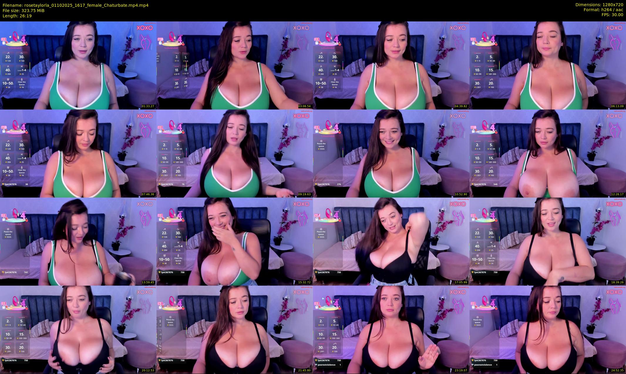 rosetaylorla — 27 minute Chaturbate female cam show recording, 720p, Oct 1, 2025