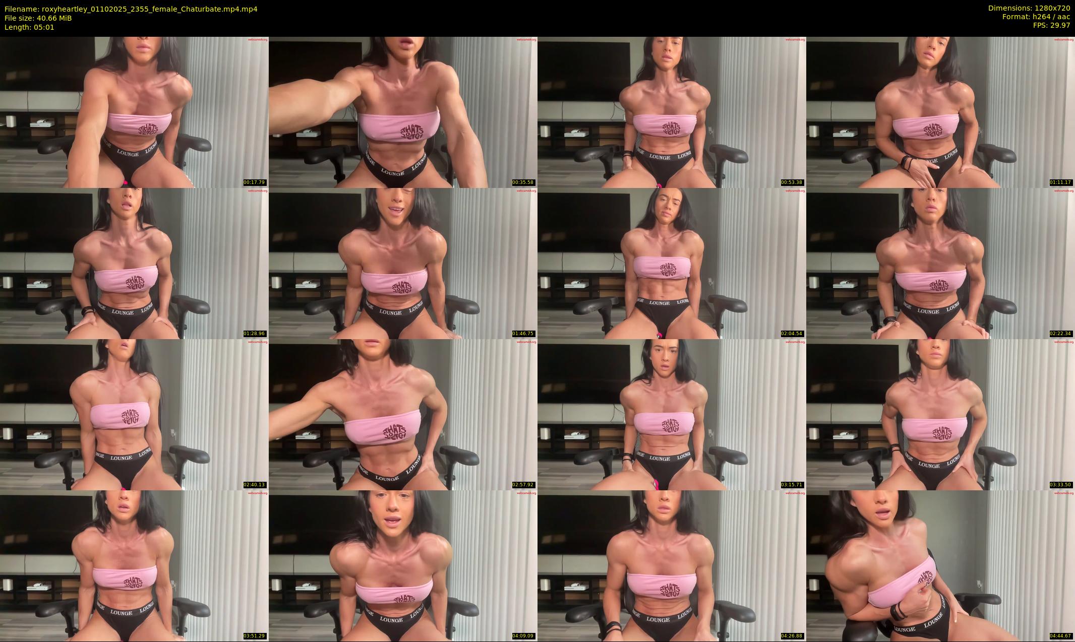 roxyheartley — 6 minute Chaturbate female cam show recording, 720p, Oct 1, 2025